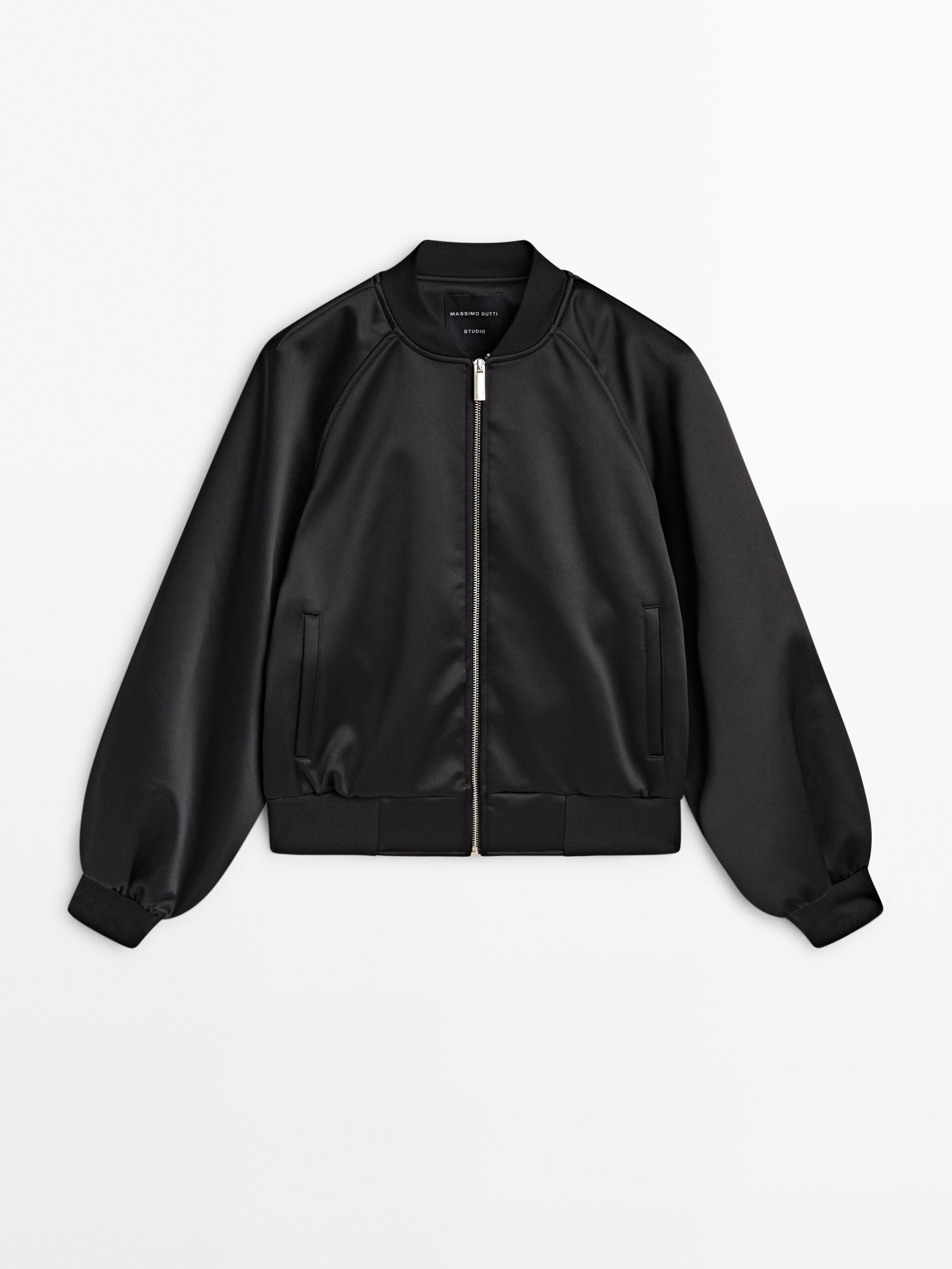 Uniqlo satin deals bomber jacket