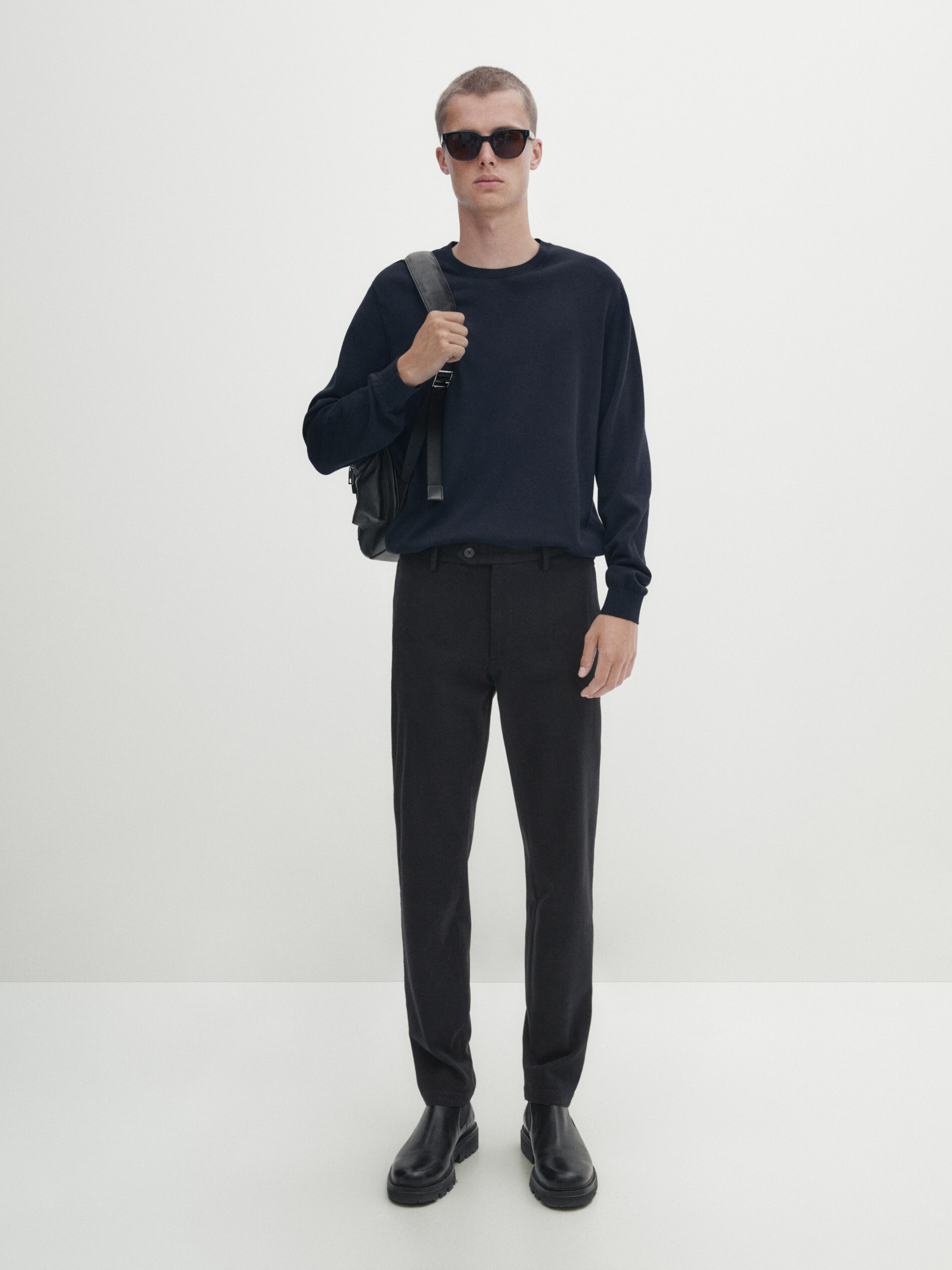Pantalones slim fit hombre massimo dutti store