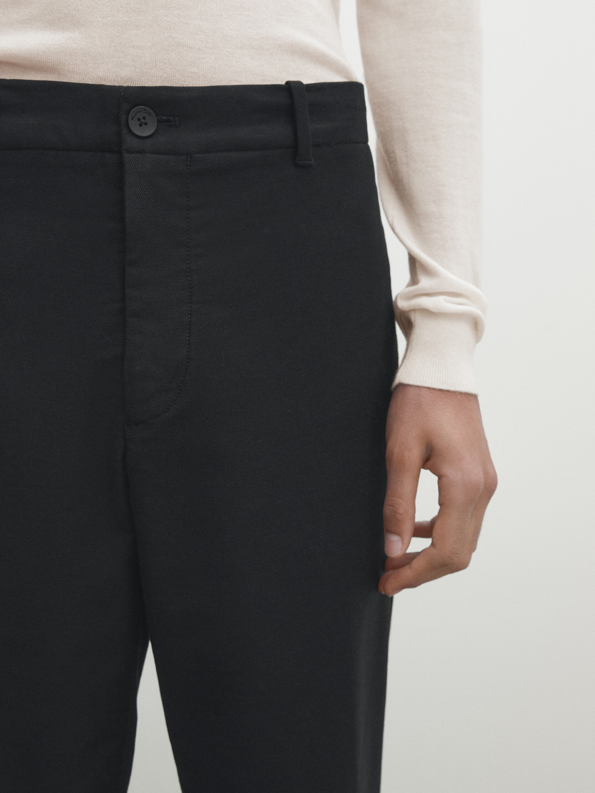 Massimo dutti slim fit chinos sales