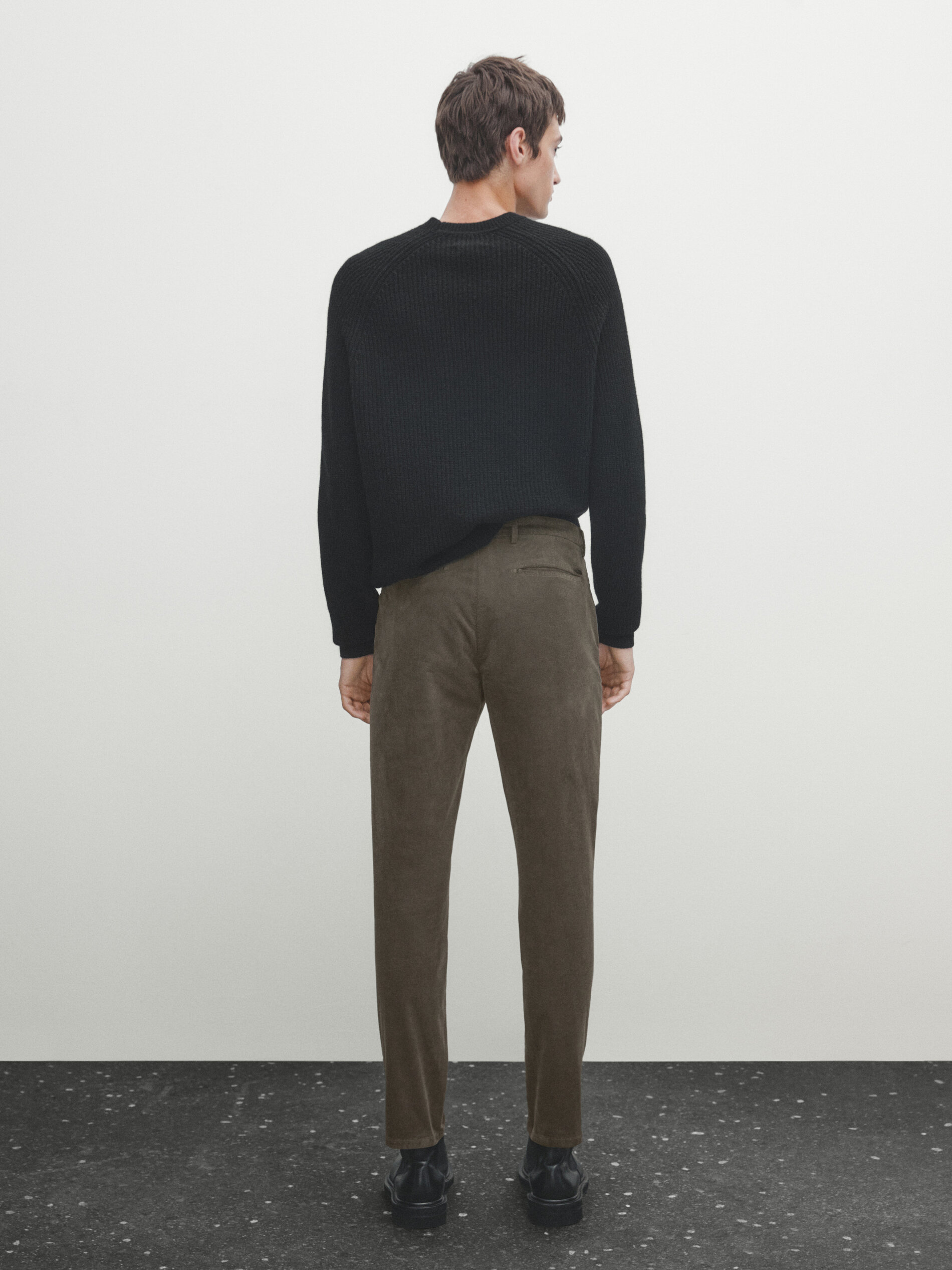 Pantalon pana massimo dutti 2025