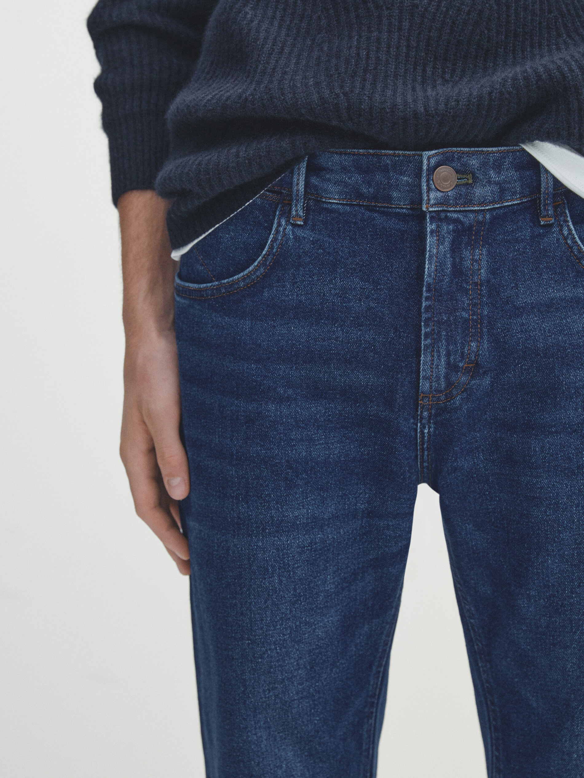 Pantalones slim fit store hombre massimo dutti