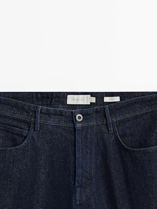 Dusør Afdeling beholder Tapered fit rinse wash co-ordinated jeans - Massimo Dutti Sverige