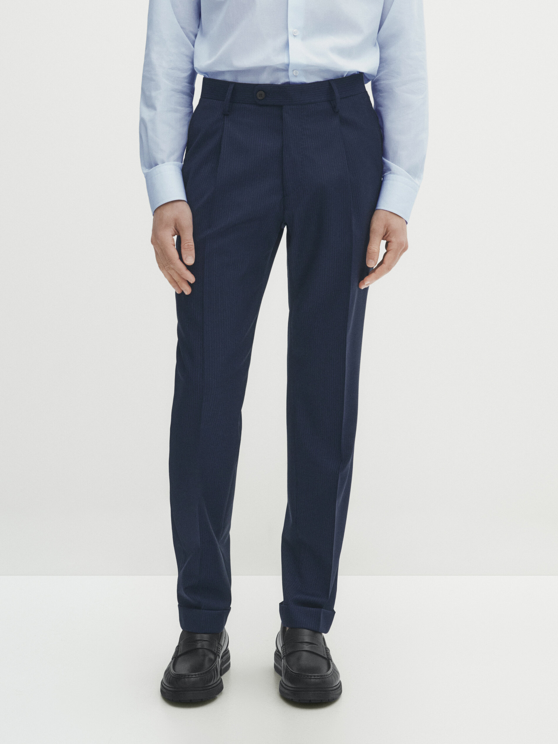 BrooksGate MilanoFit Wool Suit Pants