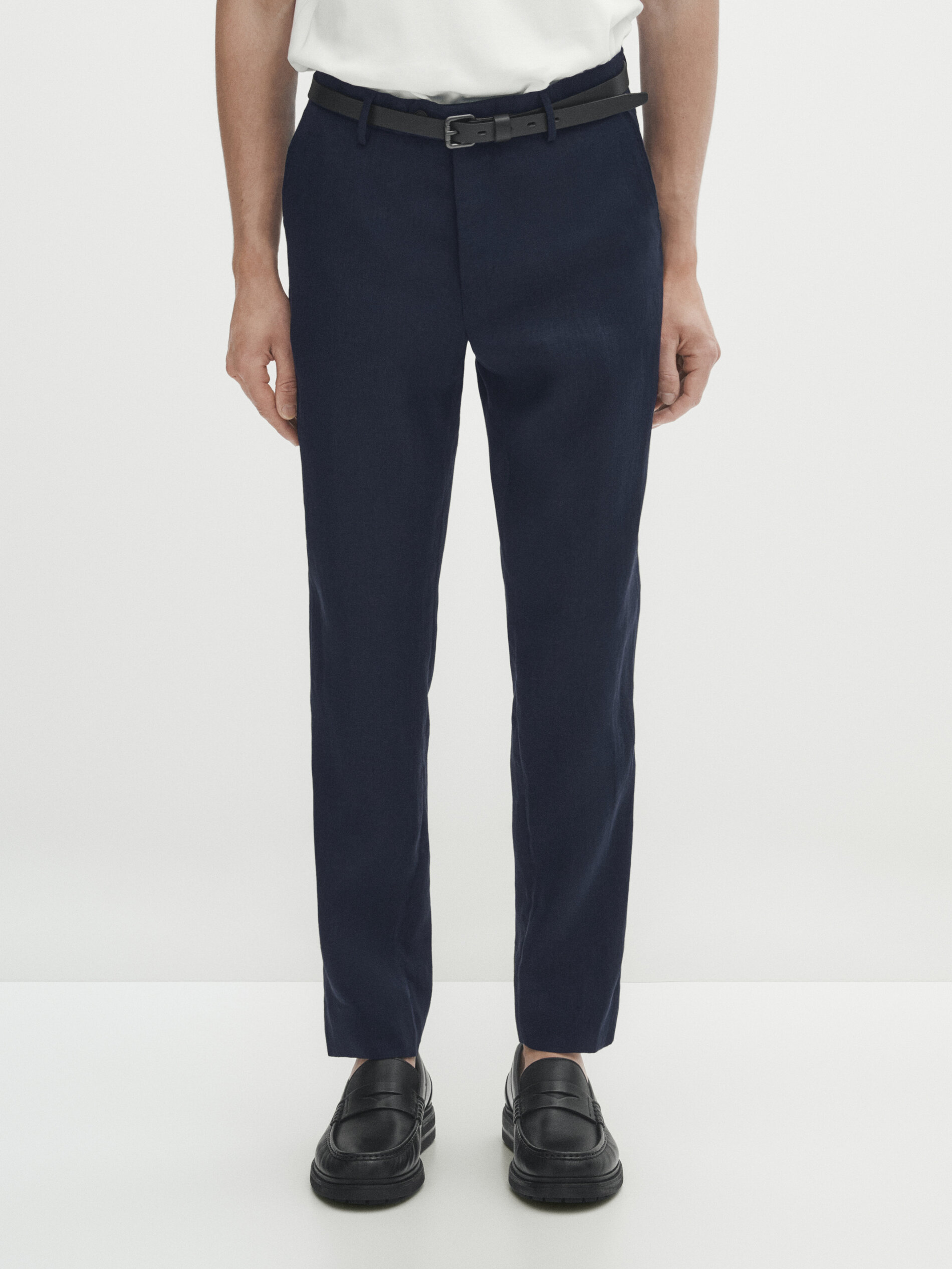 Next navy blue trousers store