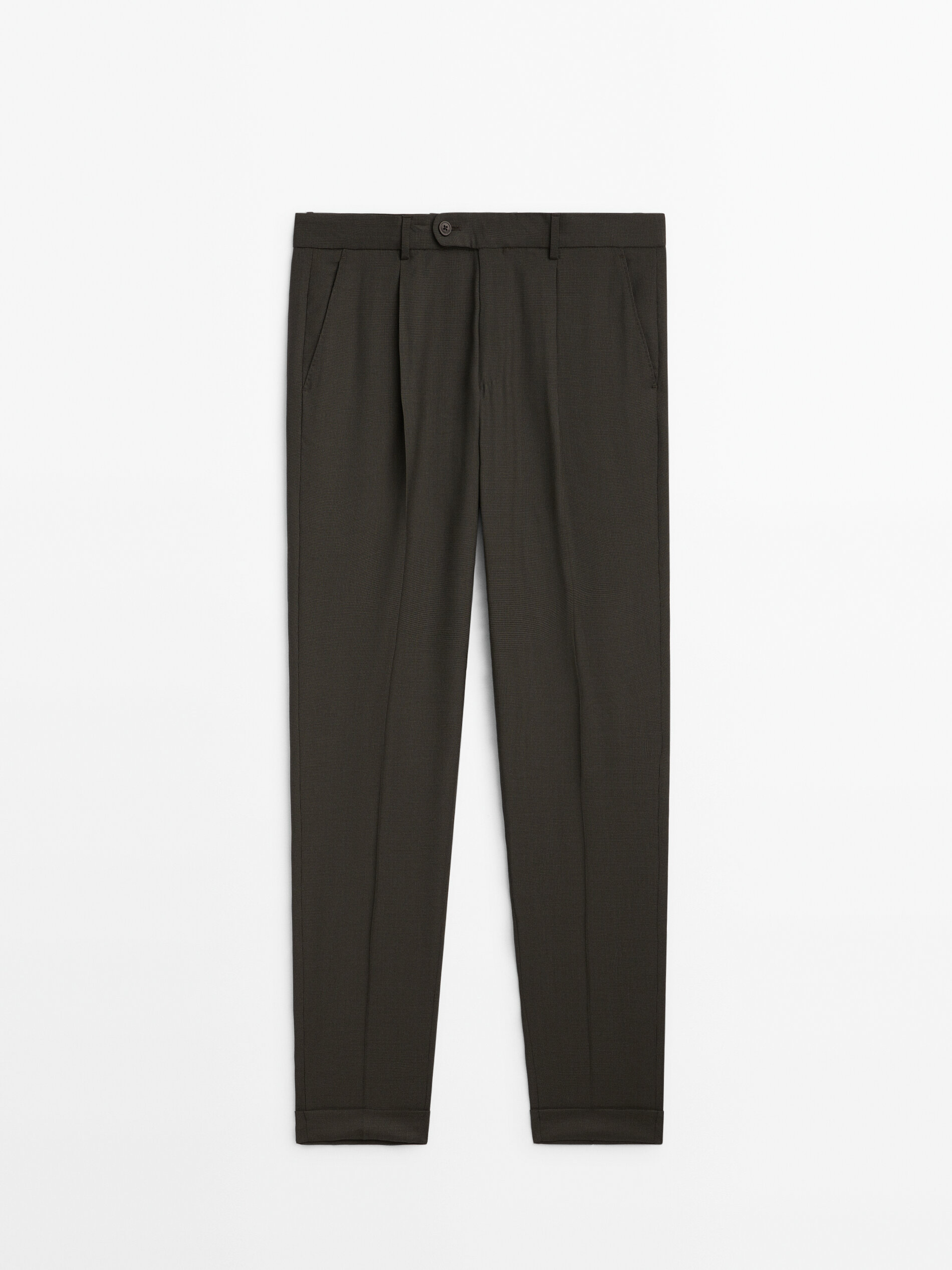 Italian wool houndstooth best sale sweatpant