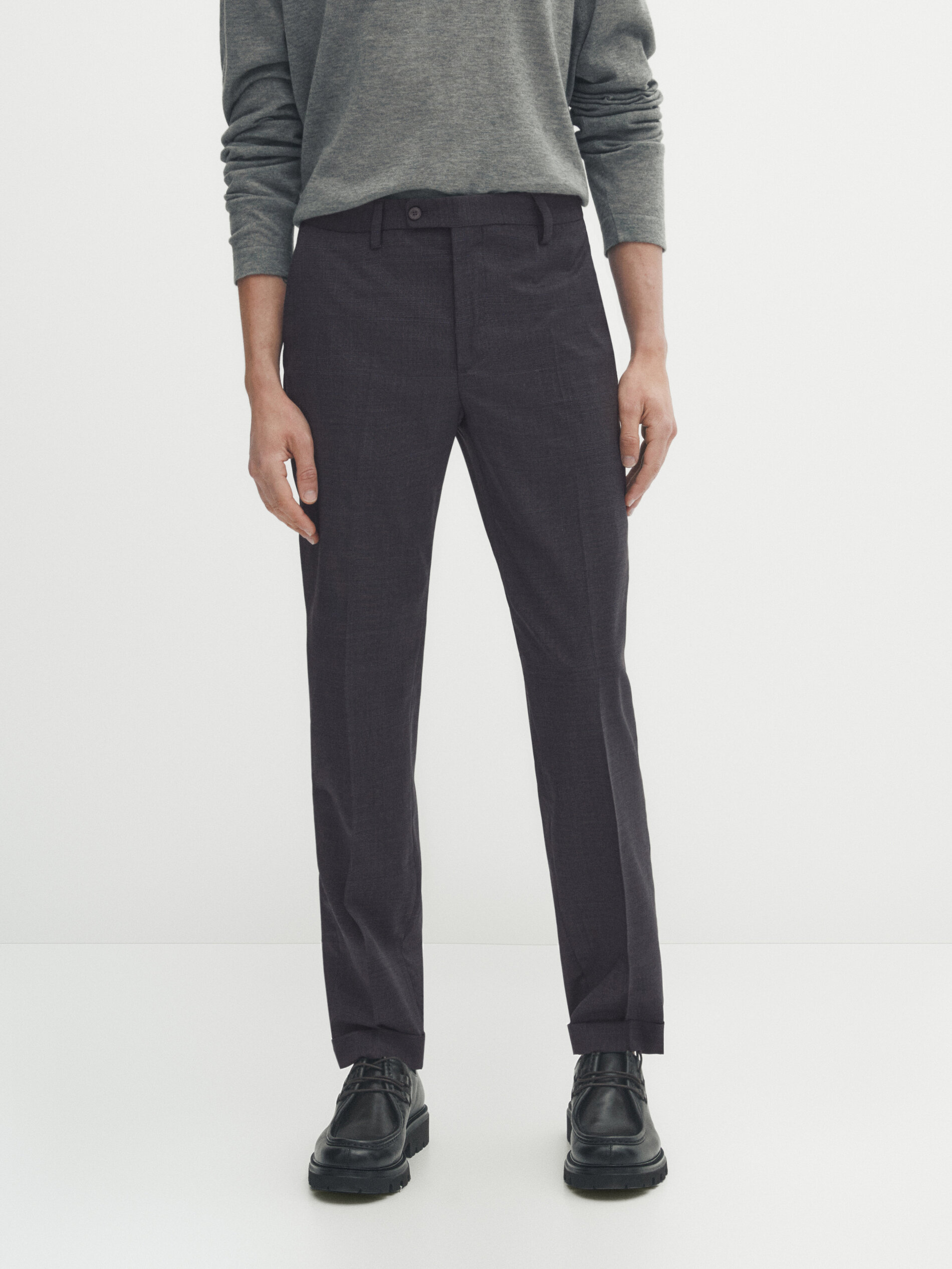 Dunnes Stores  Khaki Tapered Fit Ultra Stretch Chino Trousers