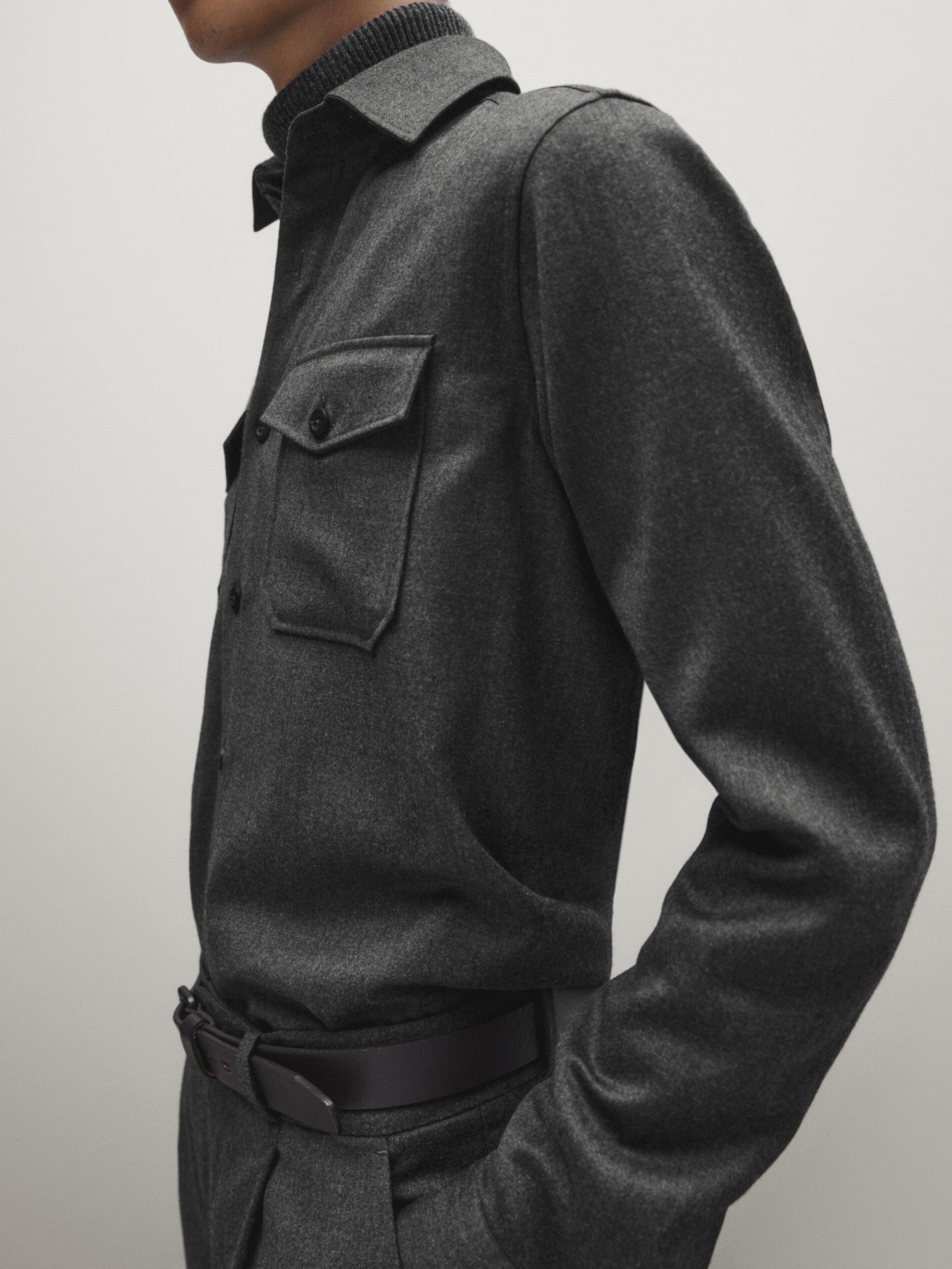 Merino wool shirt best sale jacket