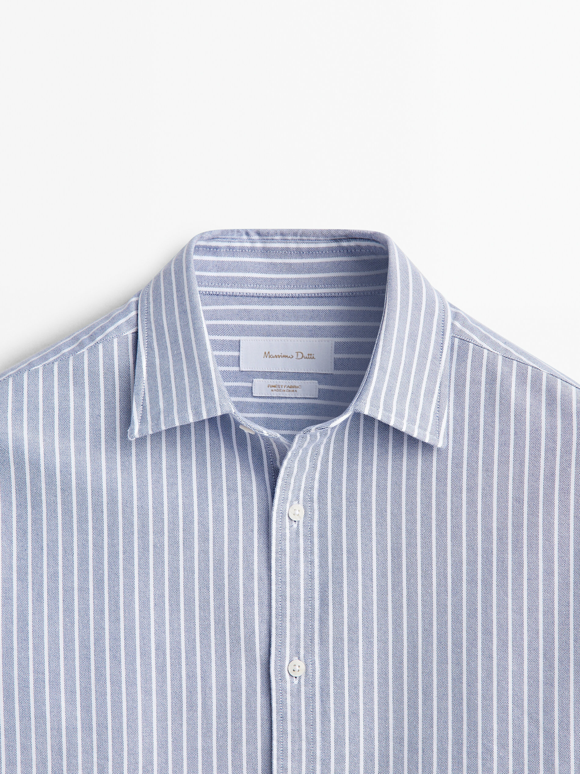 Slim fit discount striped oxford shirt