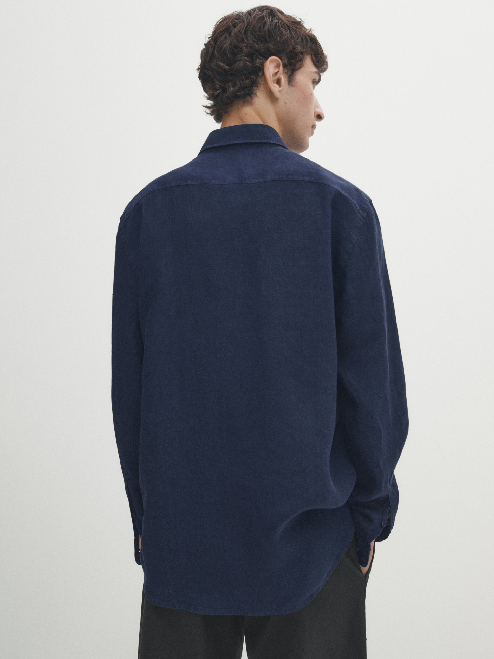 Chemise lin massimo dutti outlet