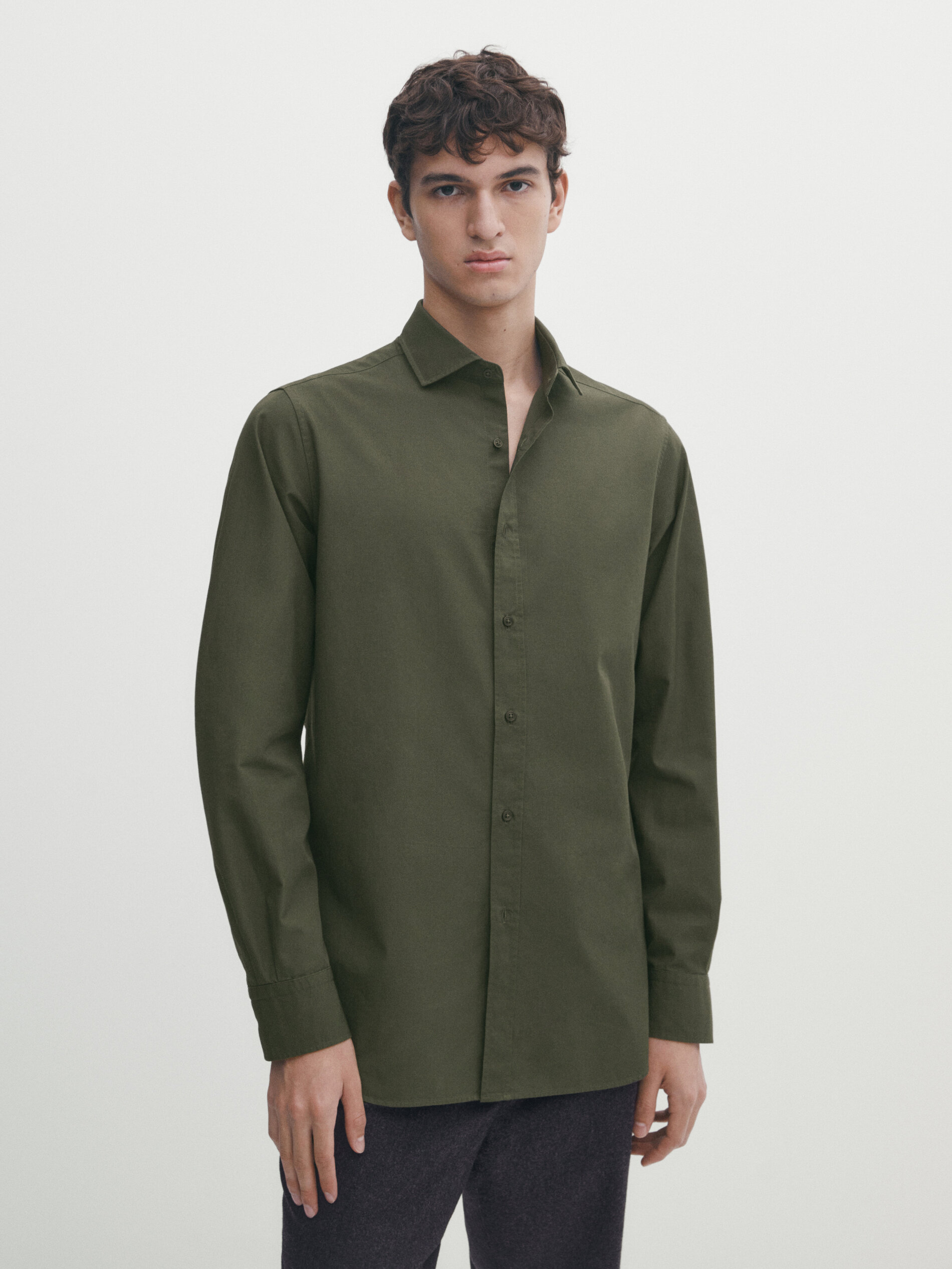Camisas slim fit massimo clearance dutti
