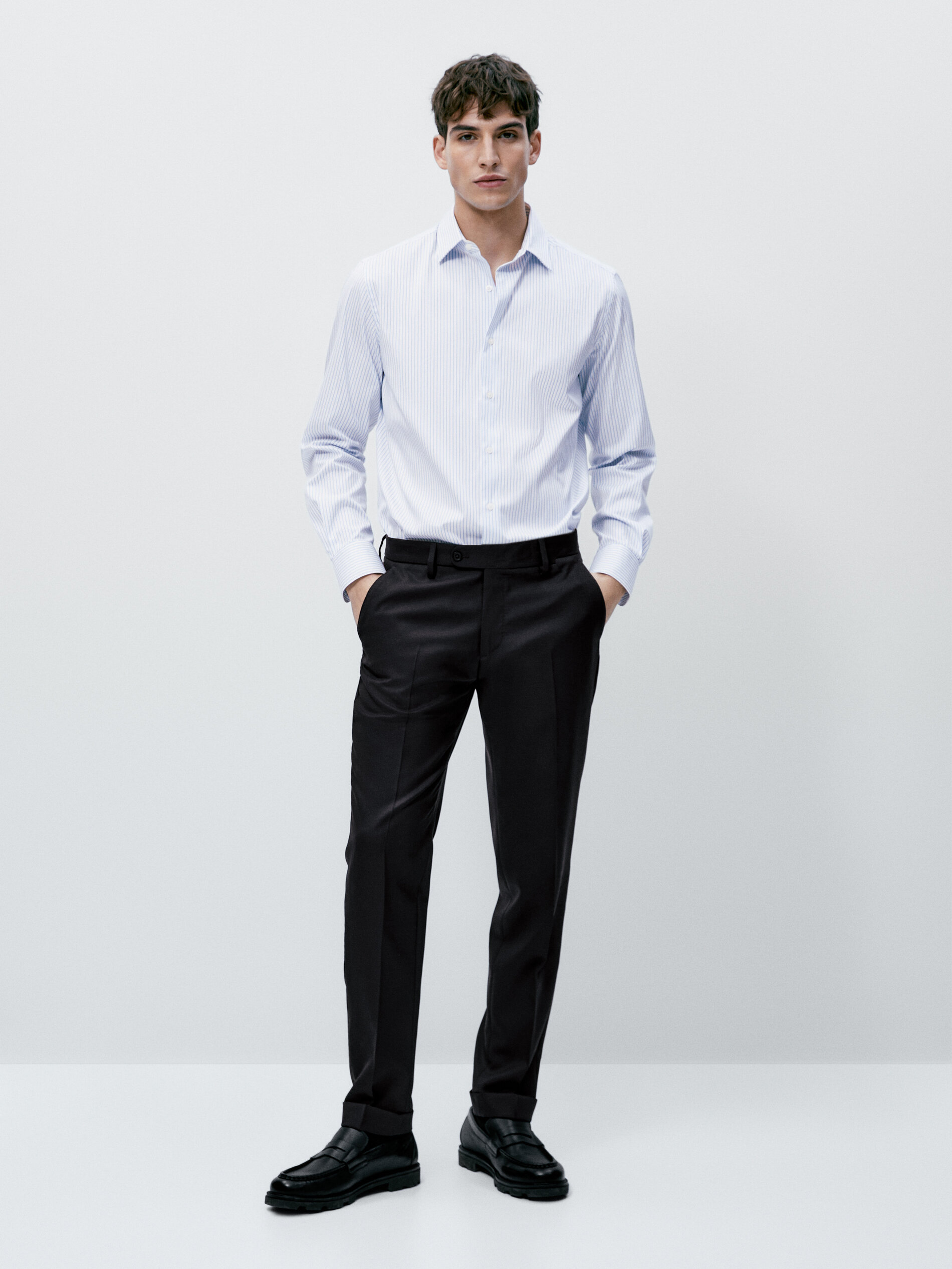 Easy iron slim fit online