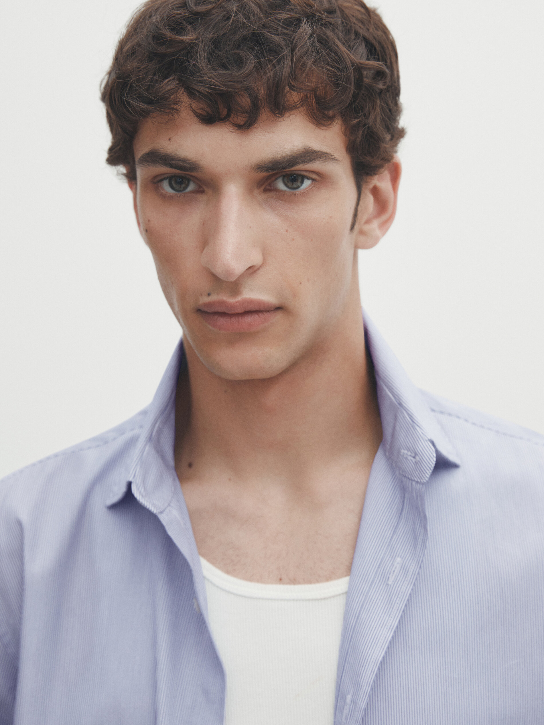 Camisas slim fit massimo dutti sales