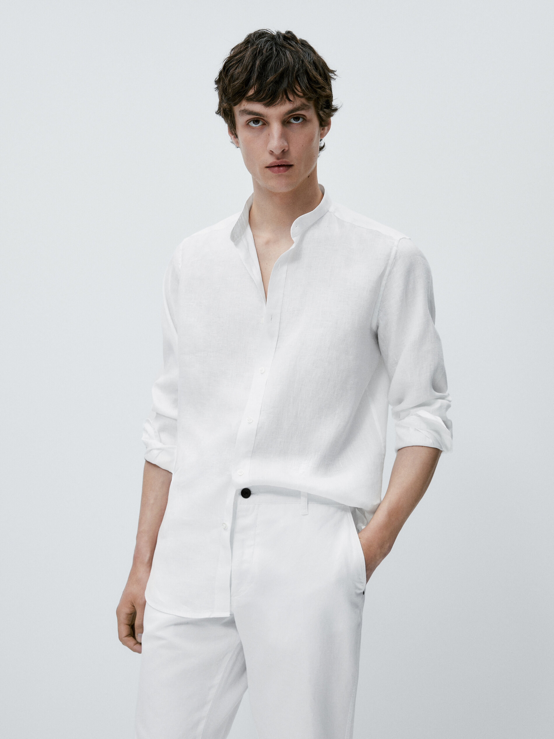 Polo cuello mao massimo dutti deals