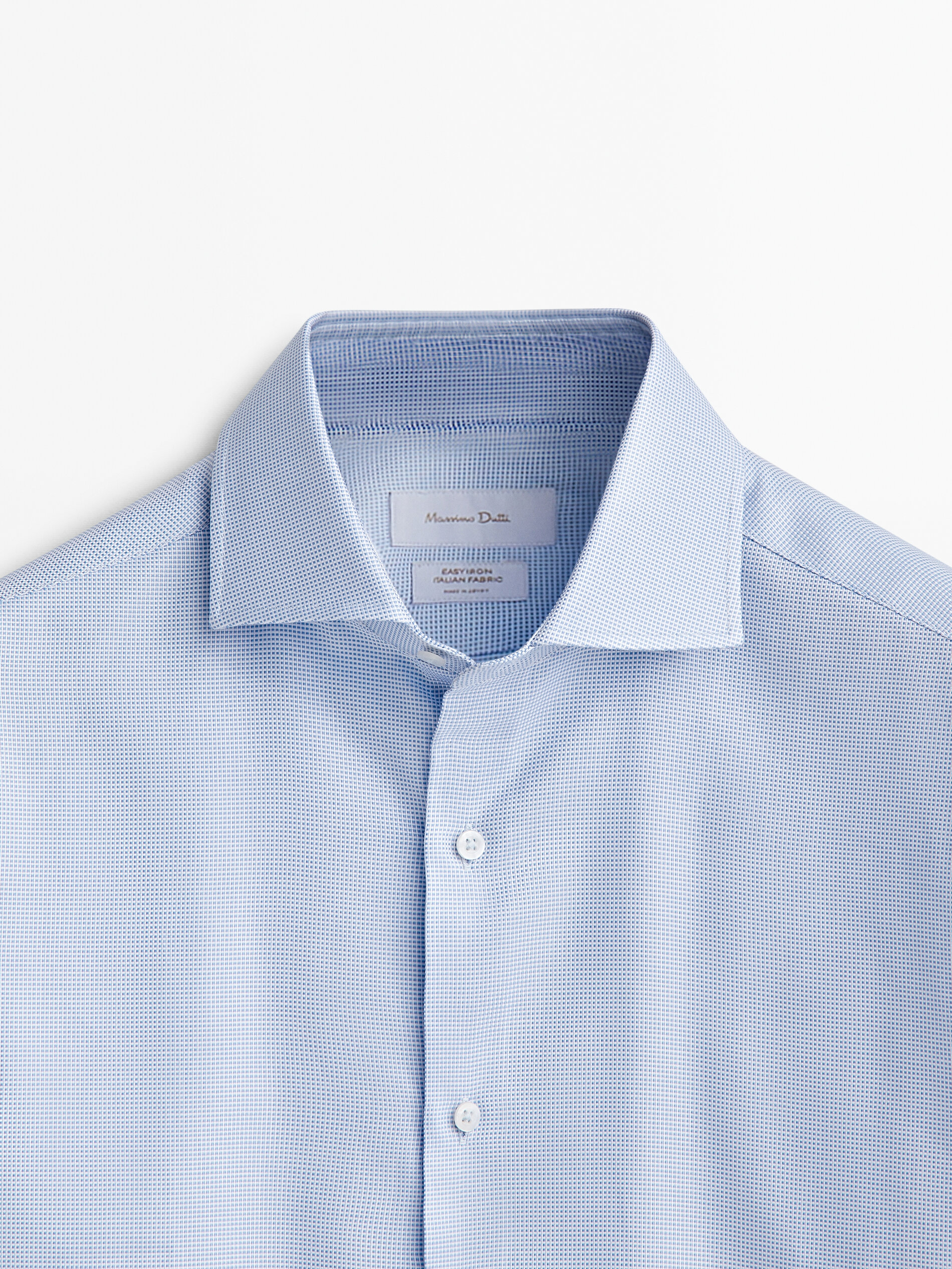 Camicia easy iron a quadrettini slim fit