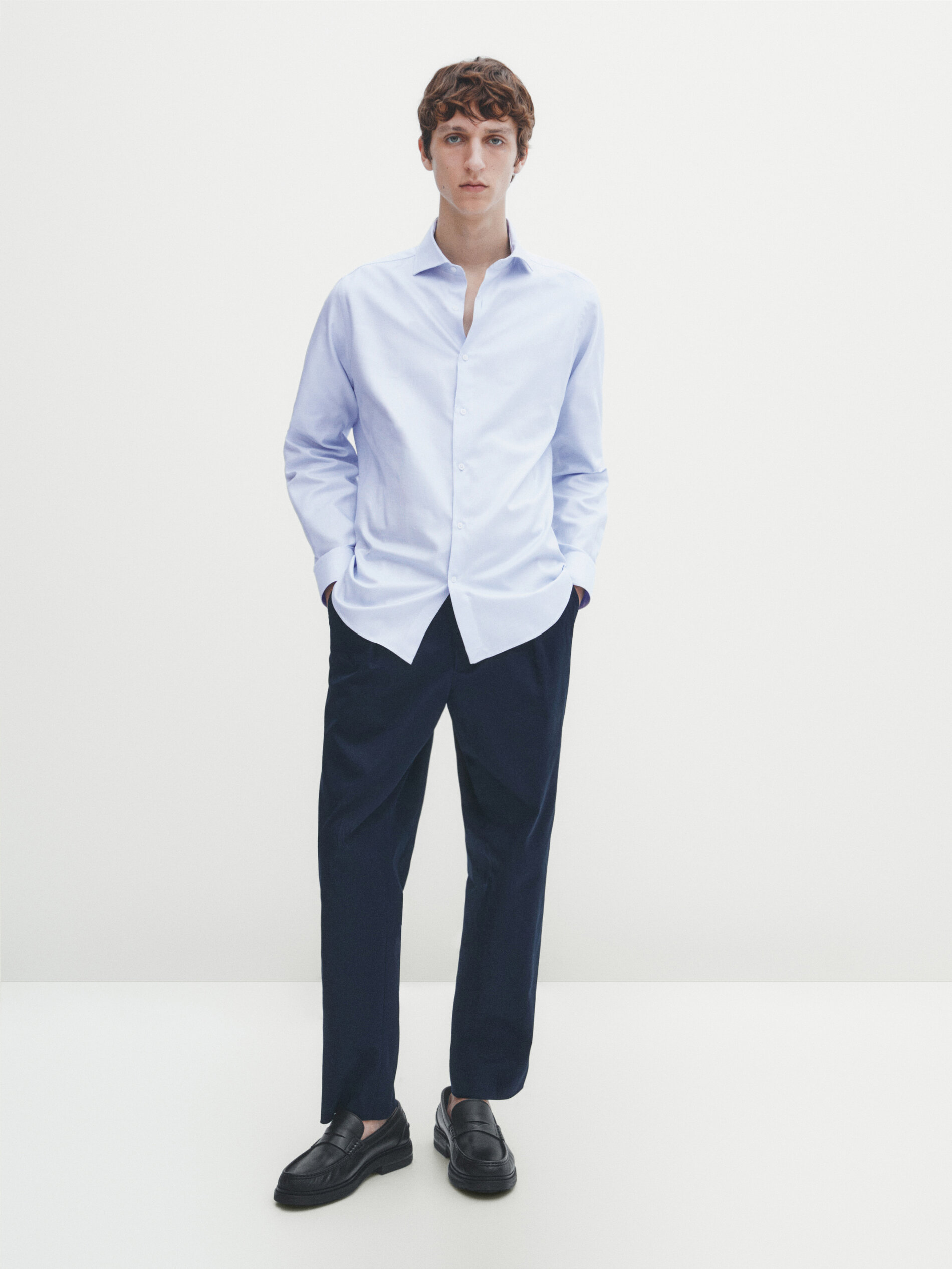 Camisa cuadros on sale massimo dutti
