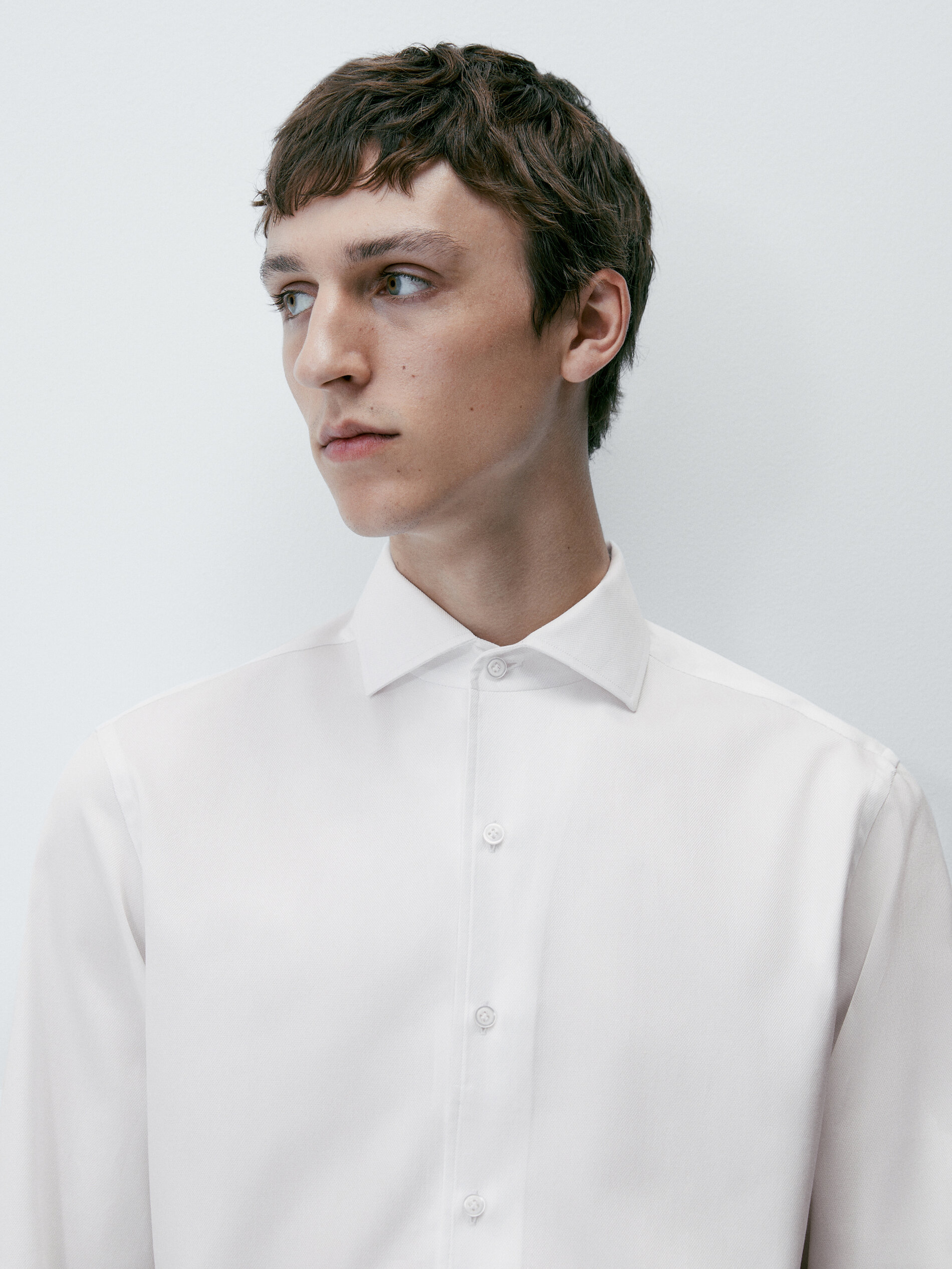 White shirt deals zara man