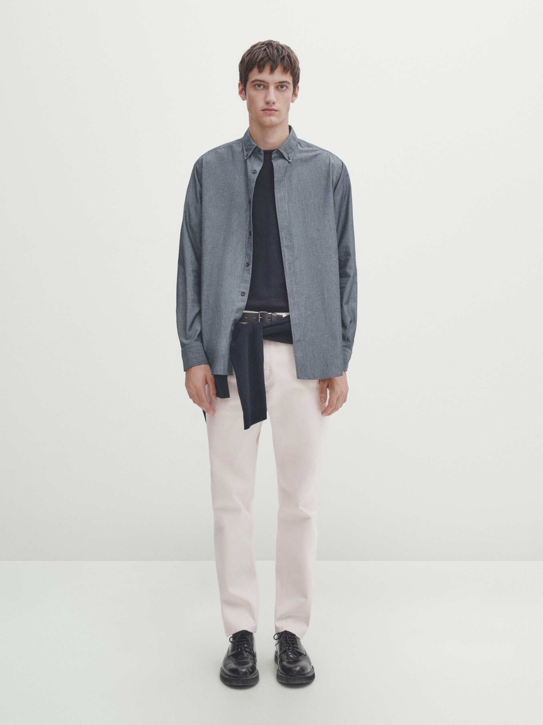 Massimo dutti denim dress discount