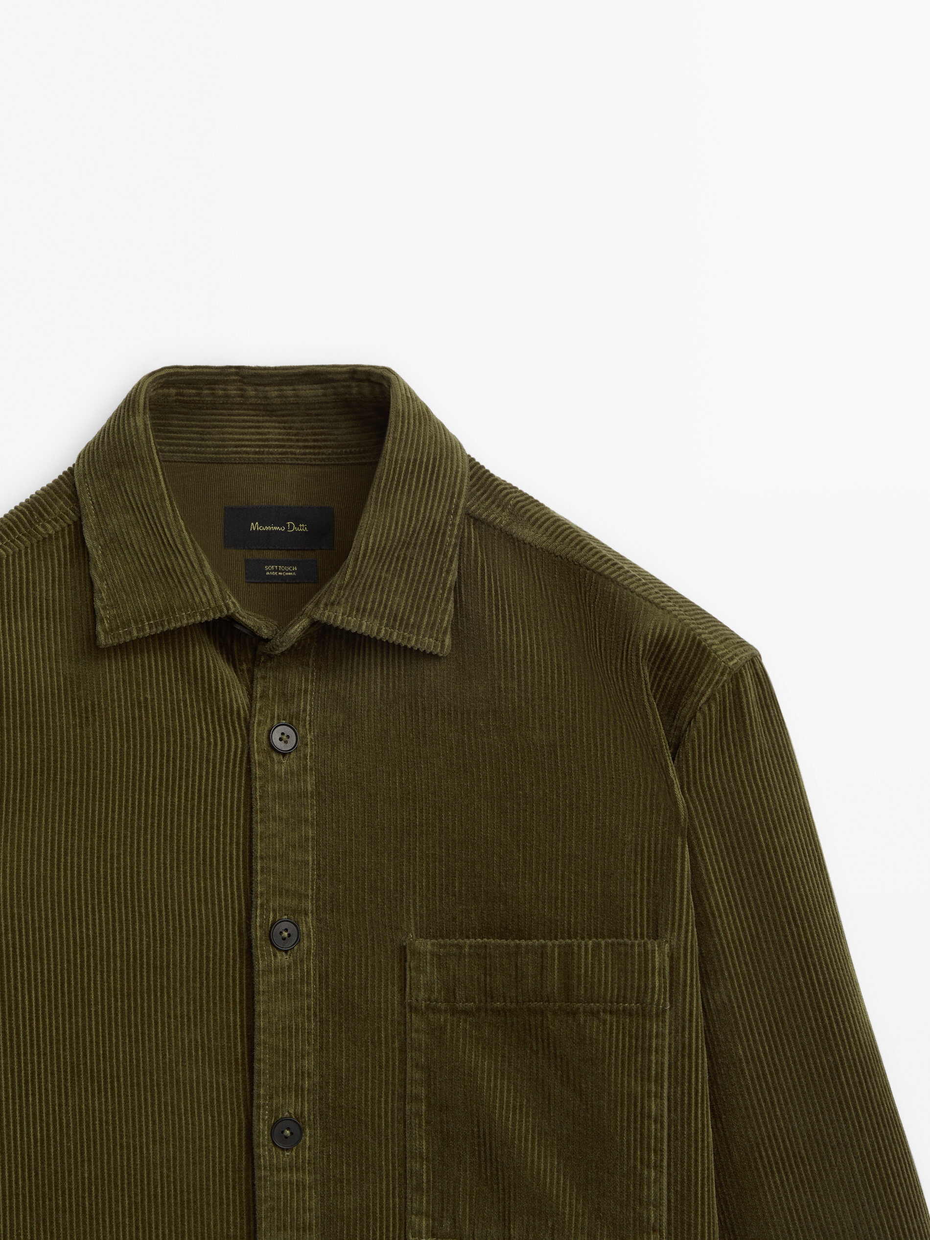 Sobrecamisa pana verde sales