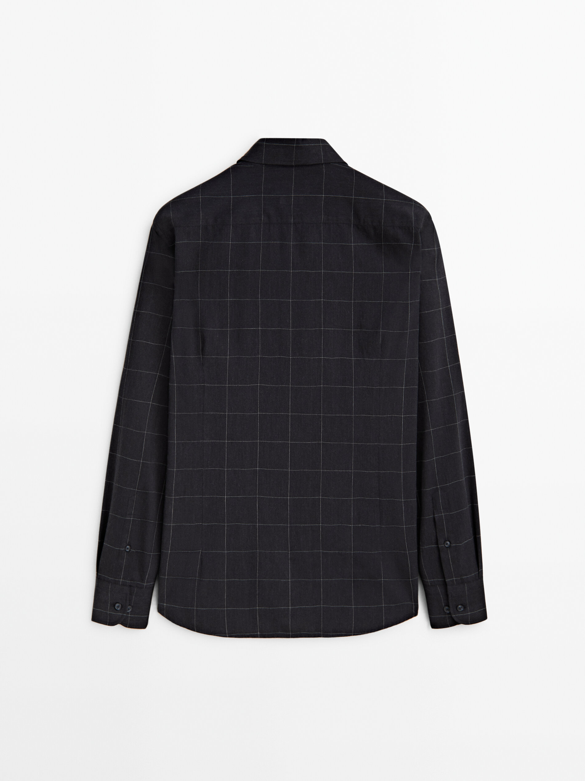 Camisa cuadros top massimo dutti