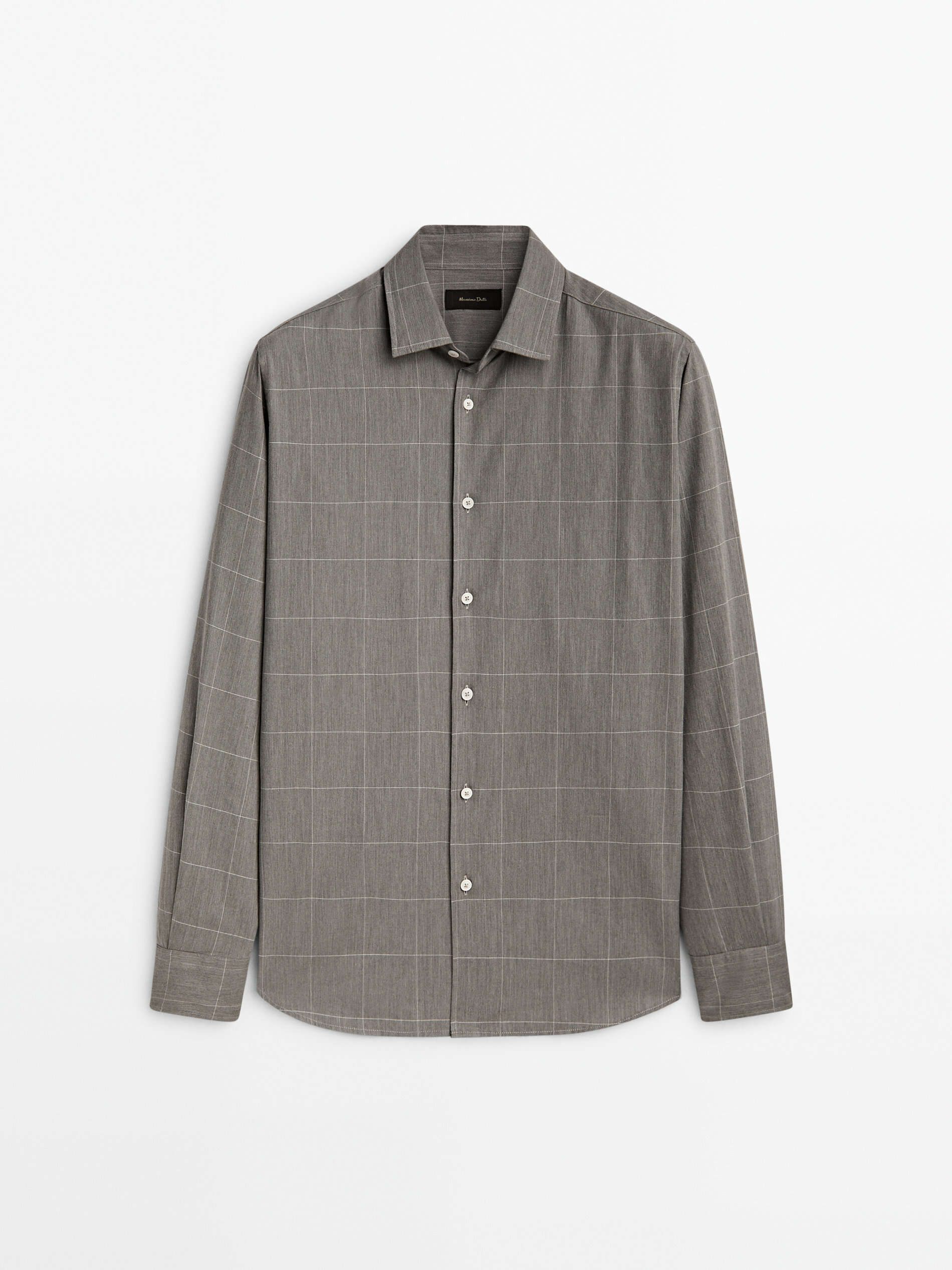 Camisa cuadros top massimo dutti