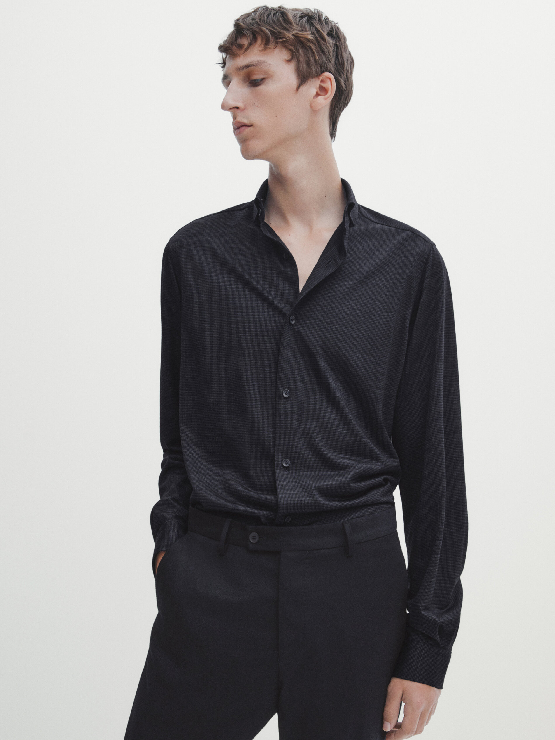 Camicia pied de new arrivals poule zara