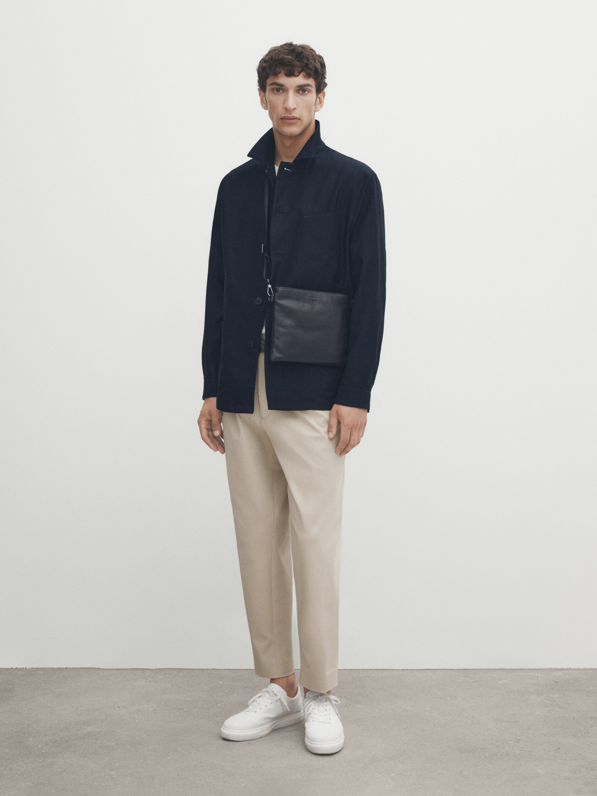 Navy deals overshirt jacket
