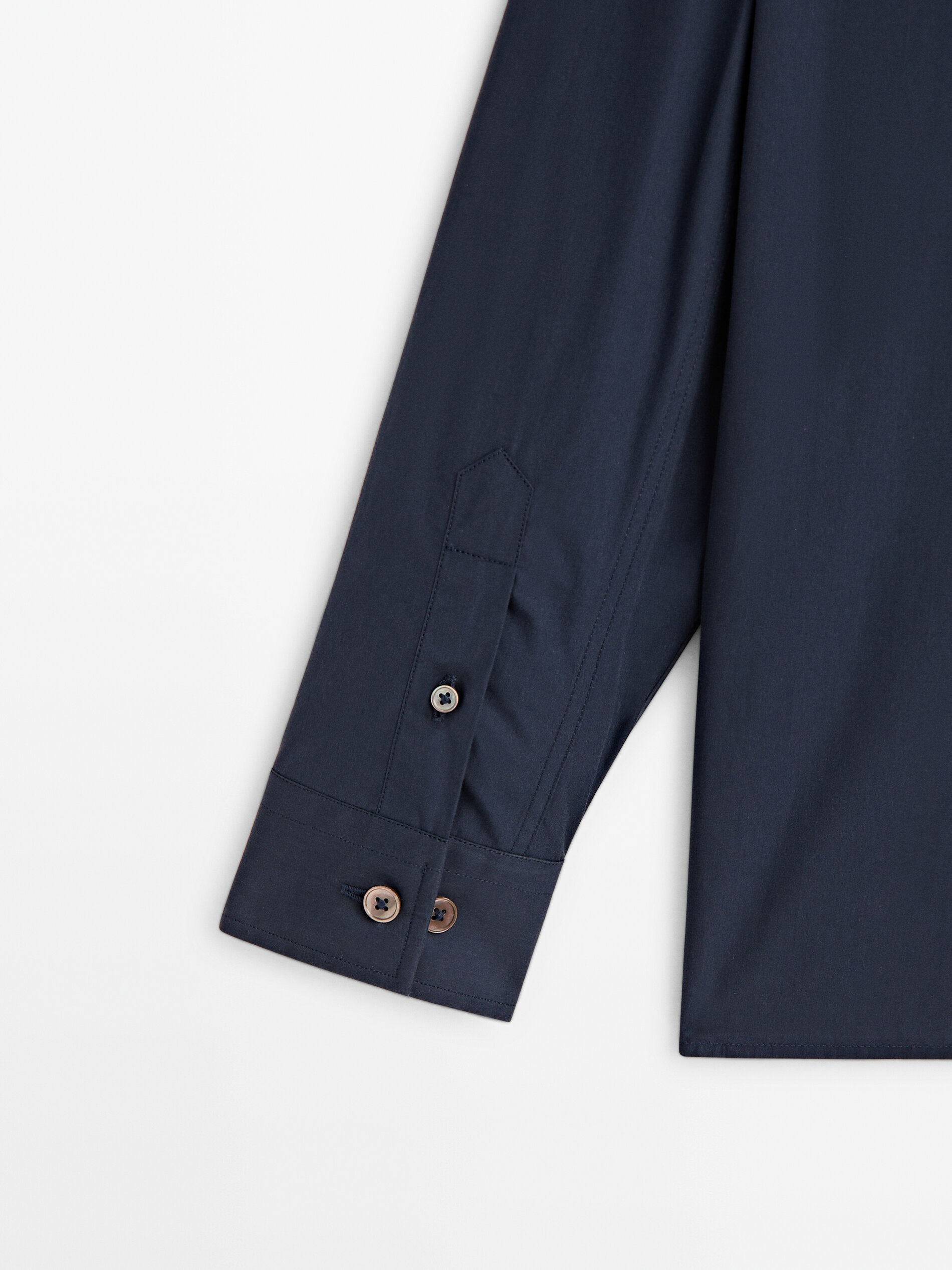Navy blue button up cheap shirt