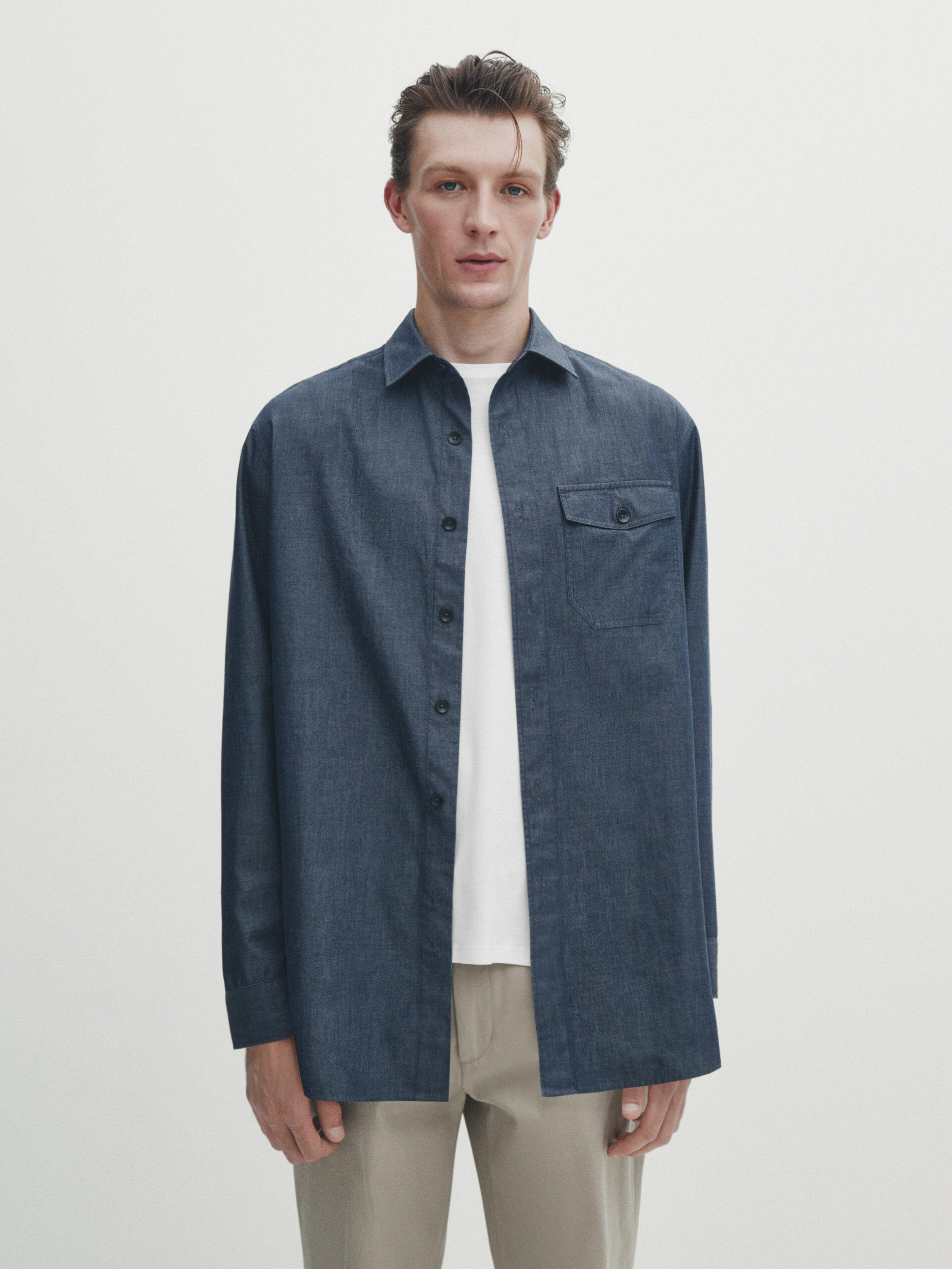 Massimo dutti sales denim dress