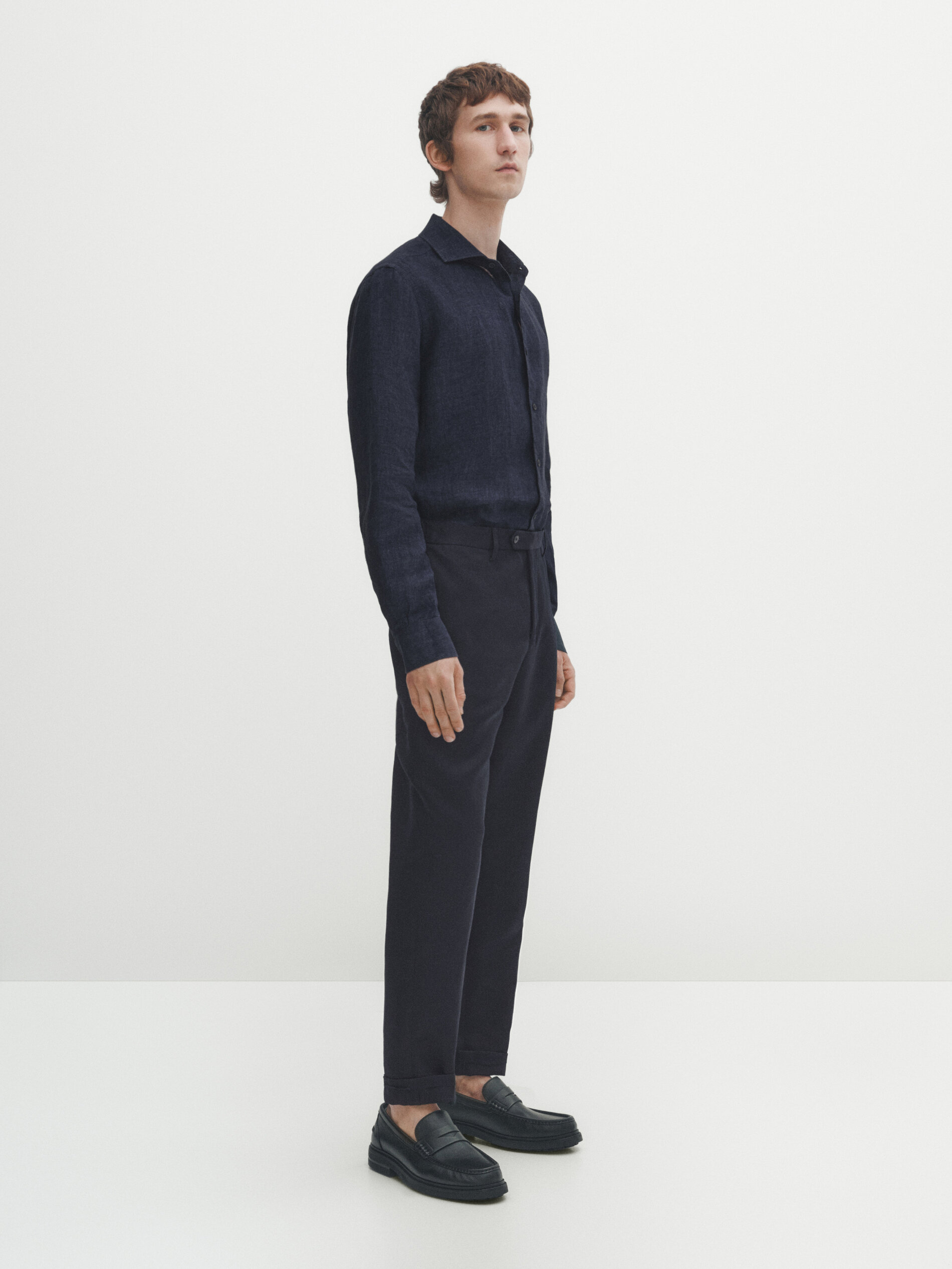 Massimo dutti clearance camicia lino uomo
