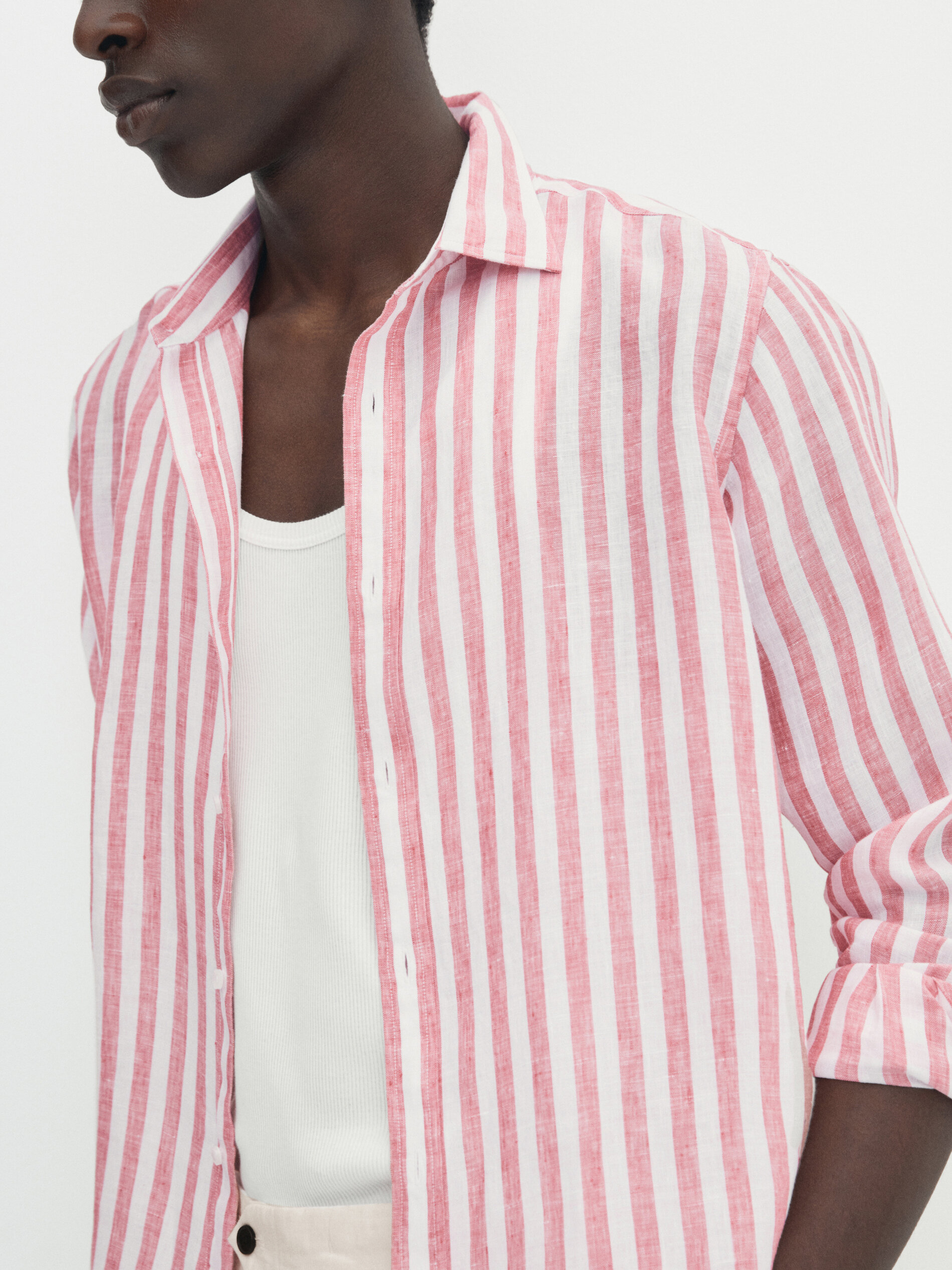 Camicia lino hotsell massimo dutti
