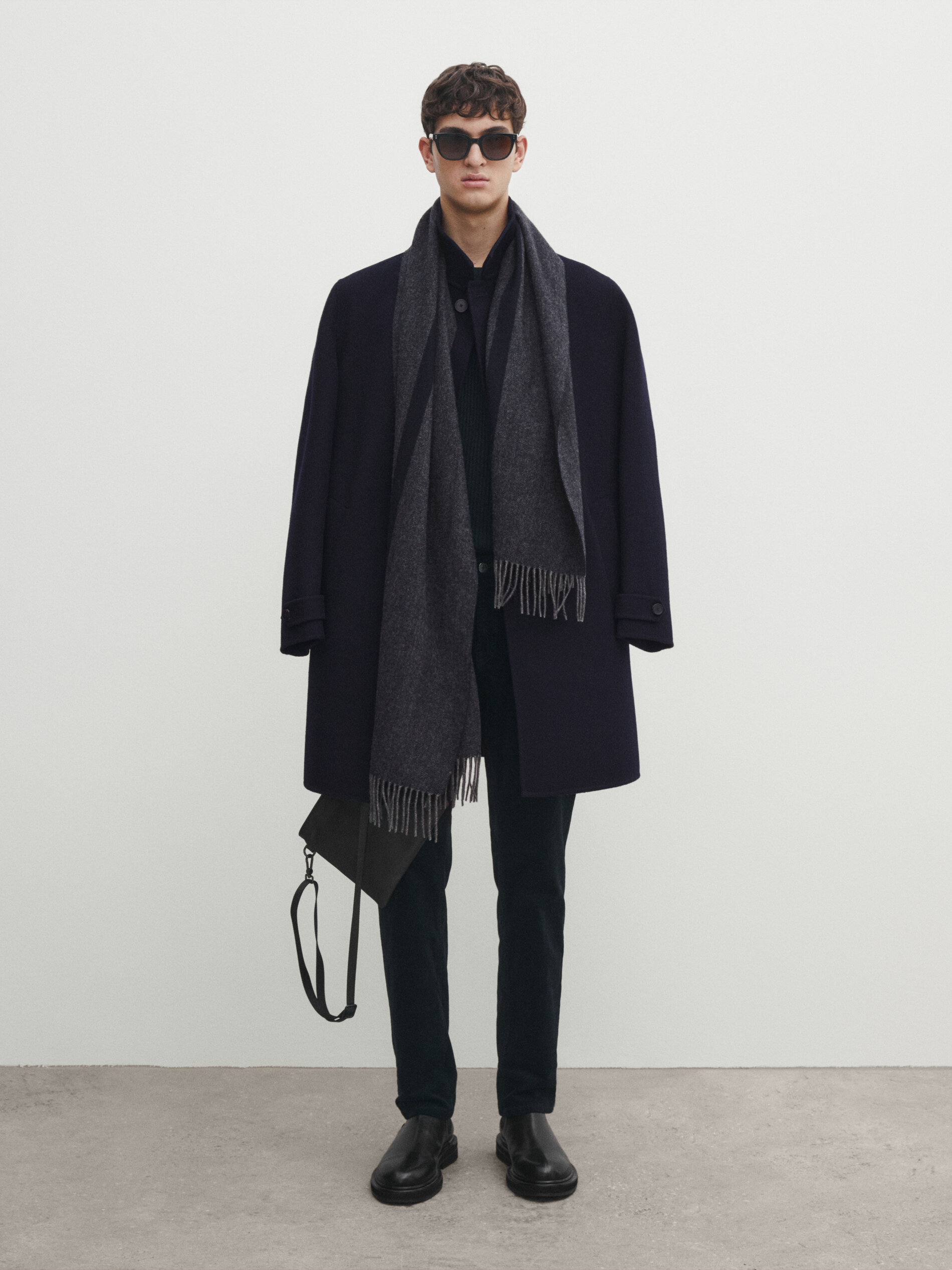 Massimo dutti scarf best sale