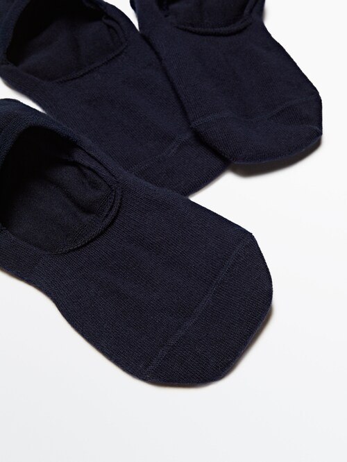 Pack 3 calcetines invisibles mezcla algodón Dutti España