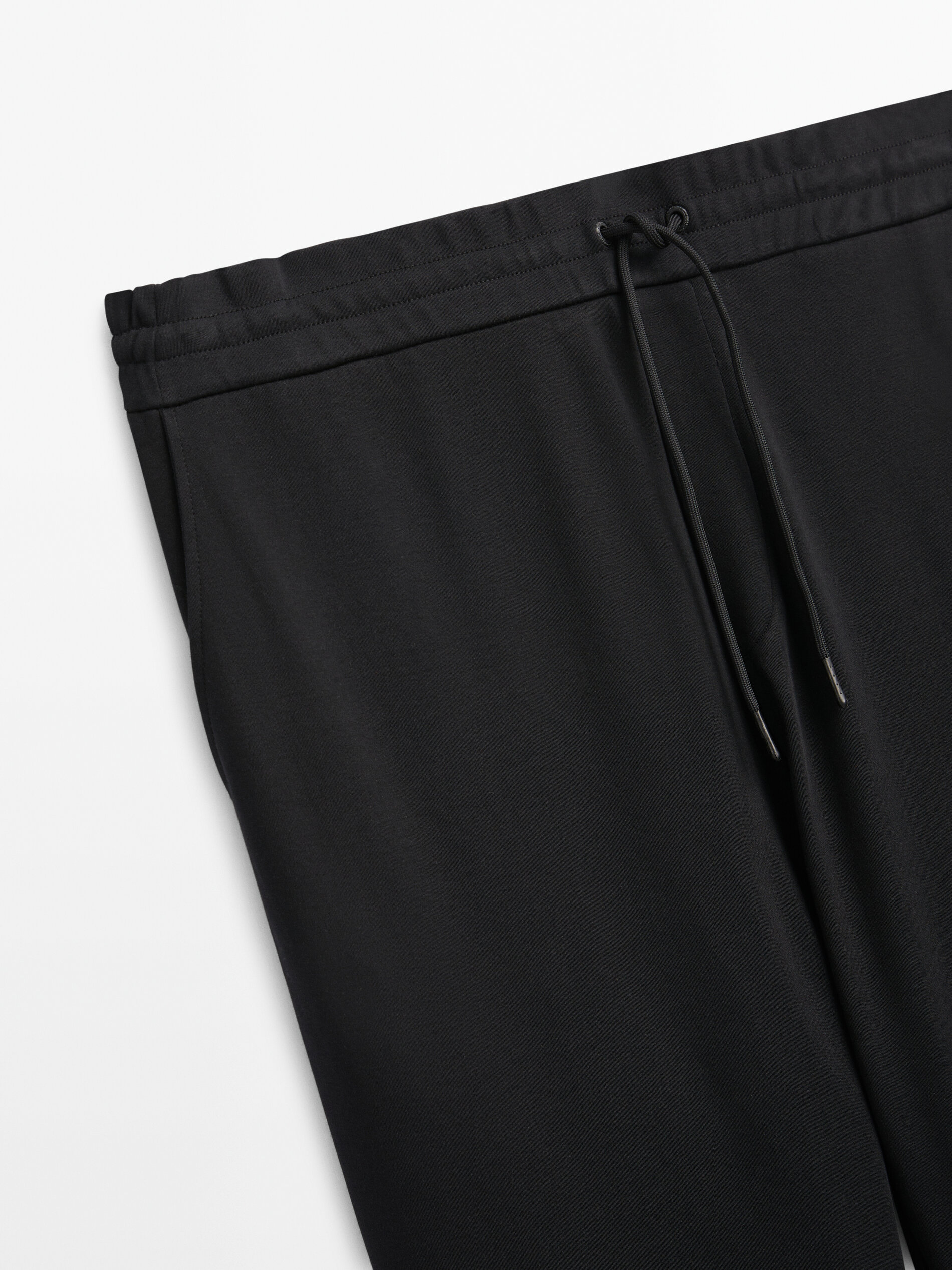 100 cotton jogger trousers Black Polo Shirts And T shirts