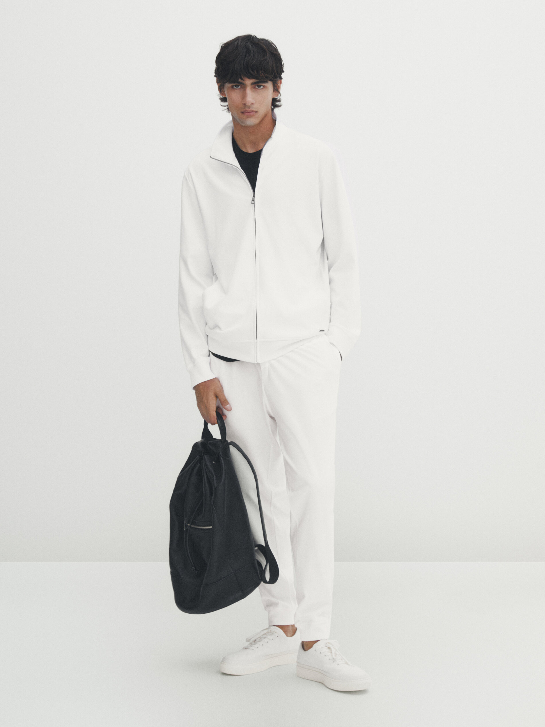 Massimo dutti shop white jacket