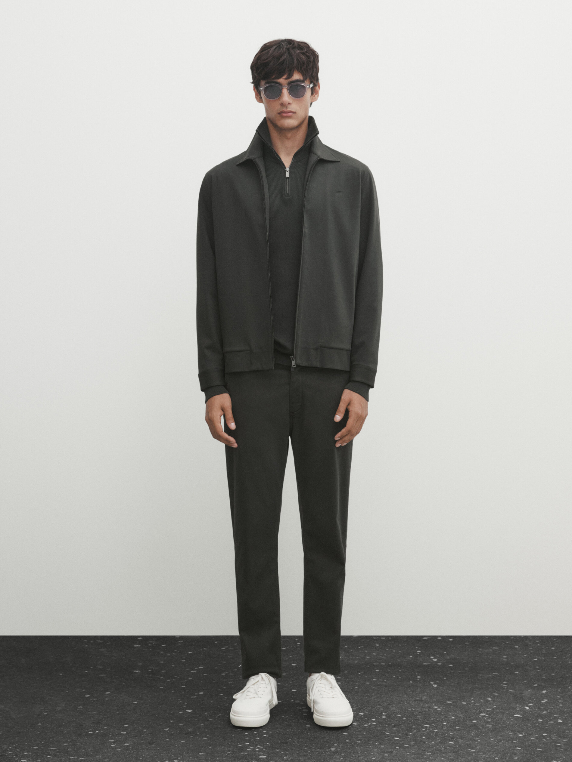 Massimo dutti sale navy jacket