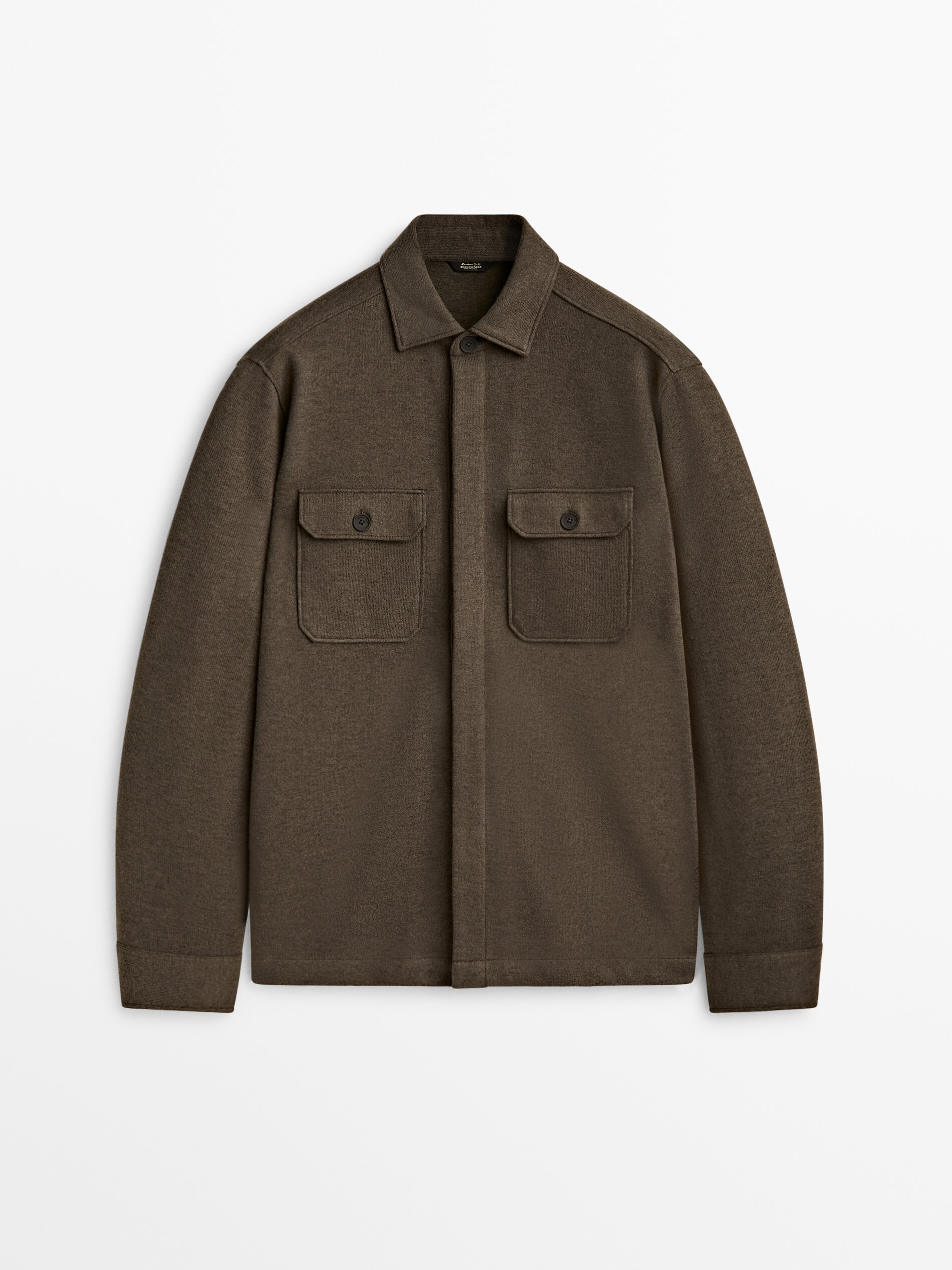 Uniqlo u long top sleeve fleece shirt jacket