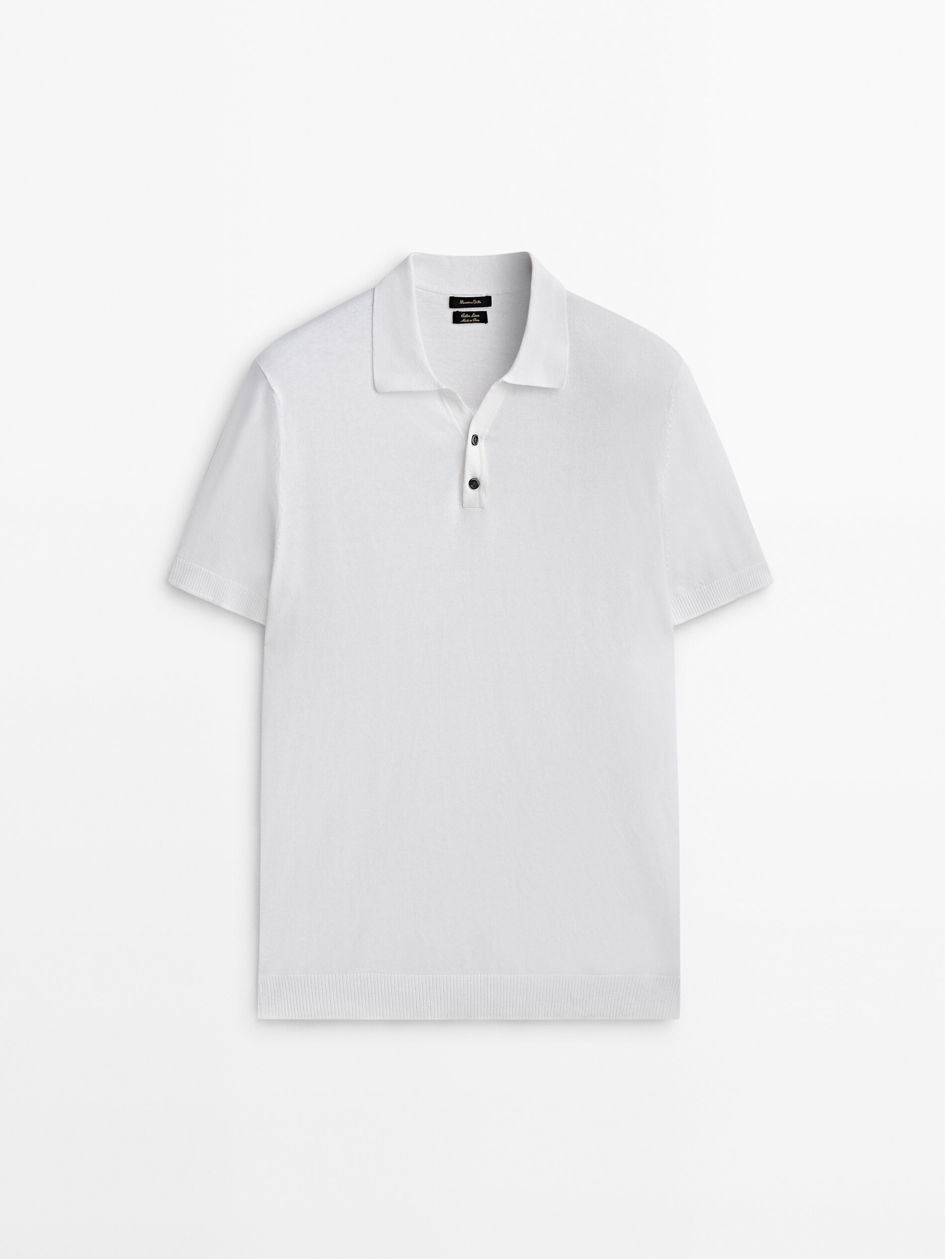 Jersey polo mezcla algod n Blanco Kaki Malva Beige Azul