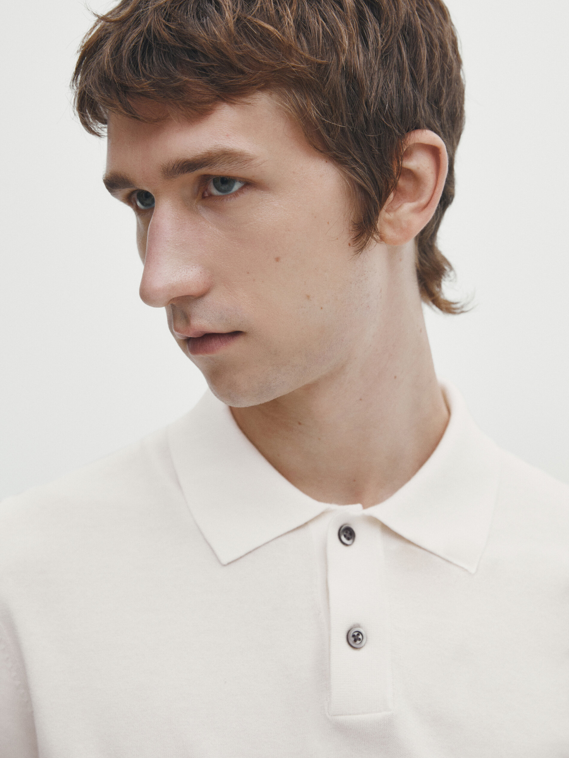 Short sleeve cotton sweater on sale