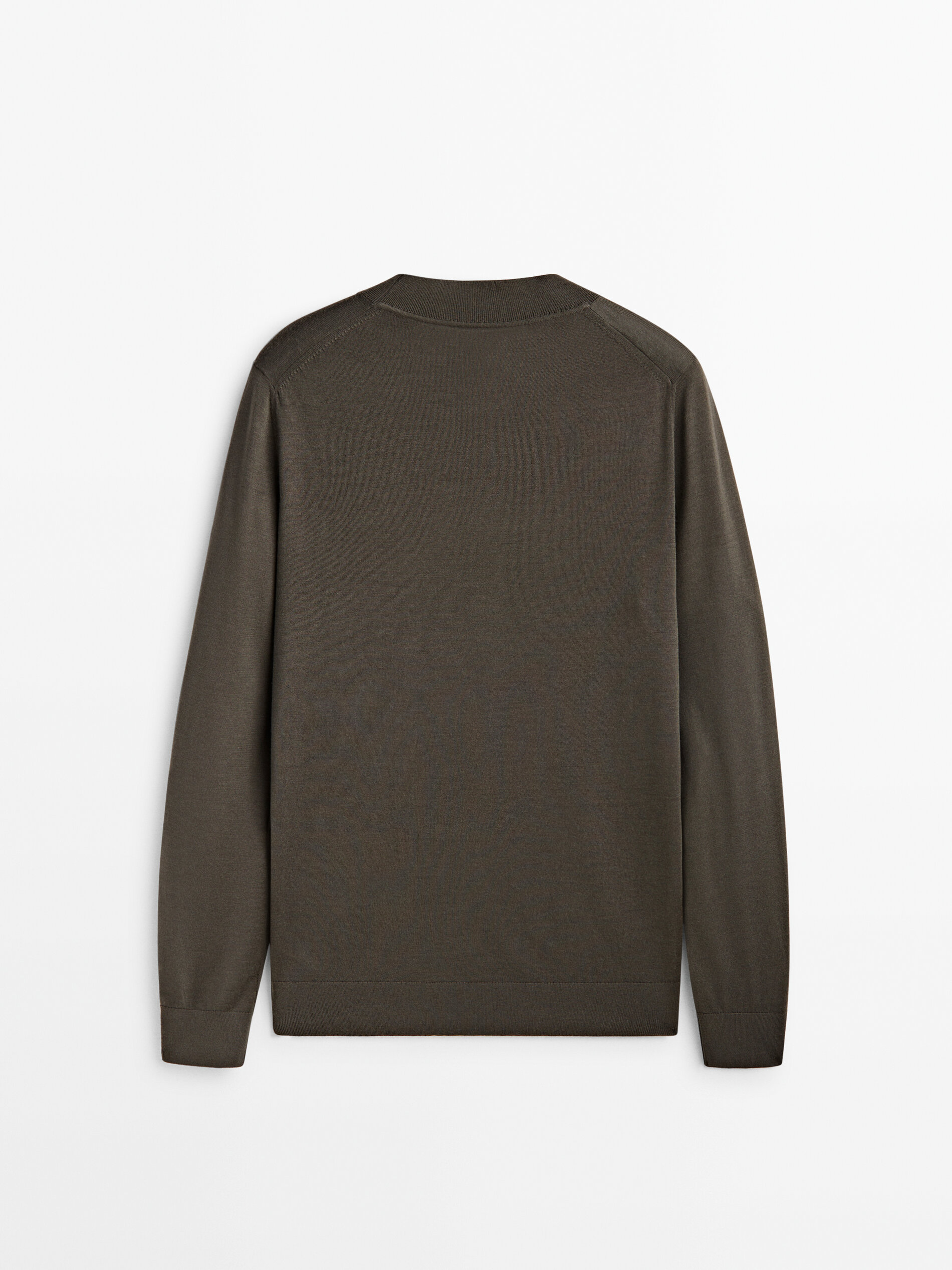 Men's wool sale mock turtleneck