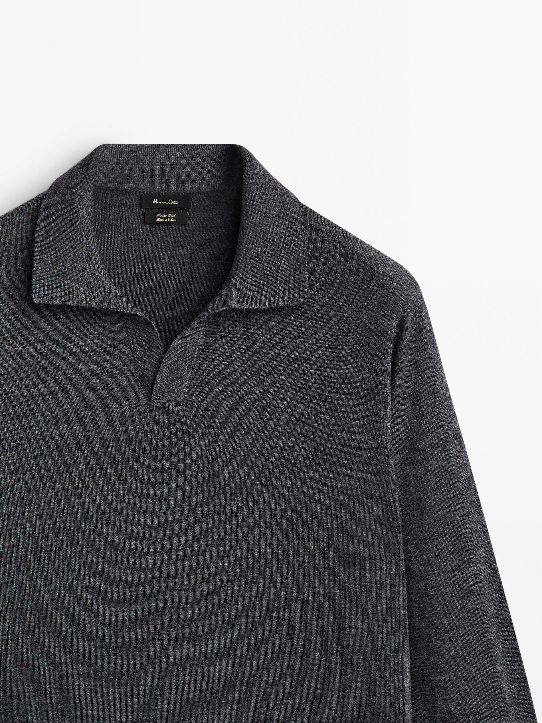Merino wool hotsell polo sweater