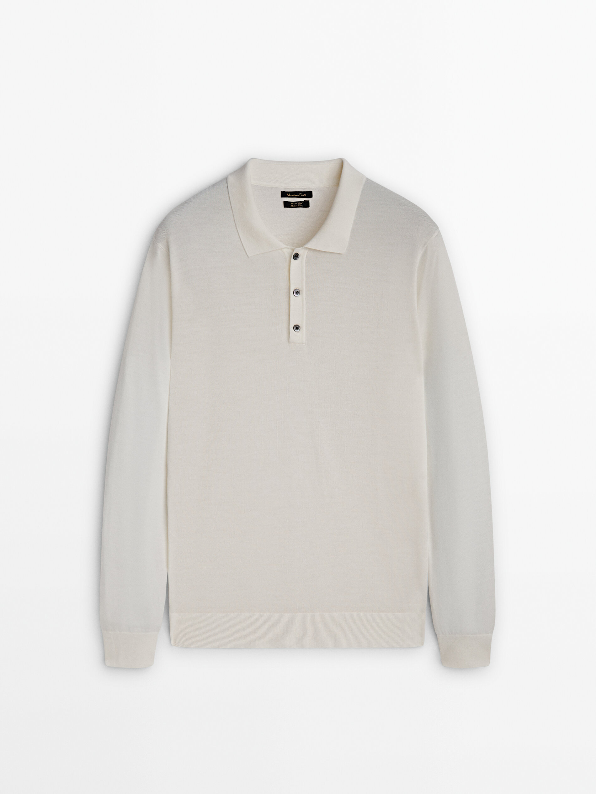 Merino polo clearance sweater