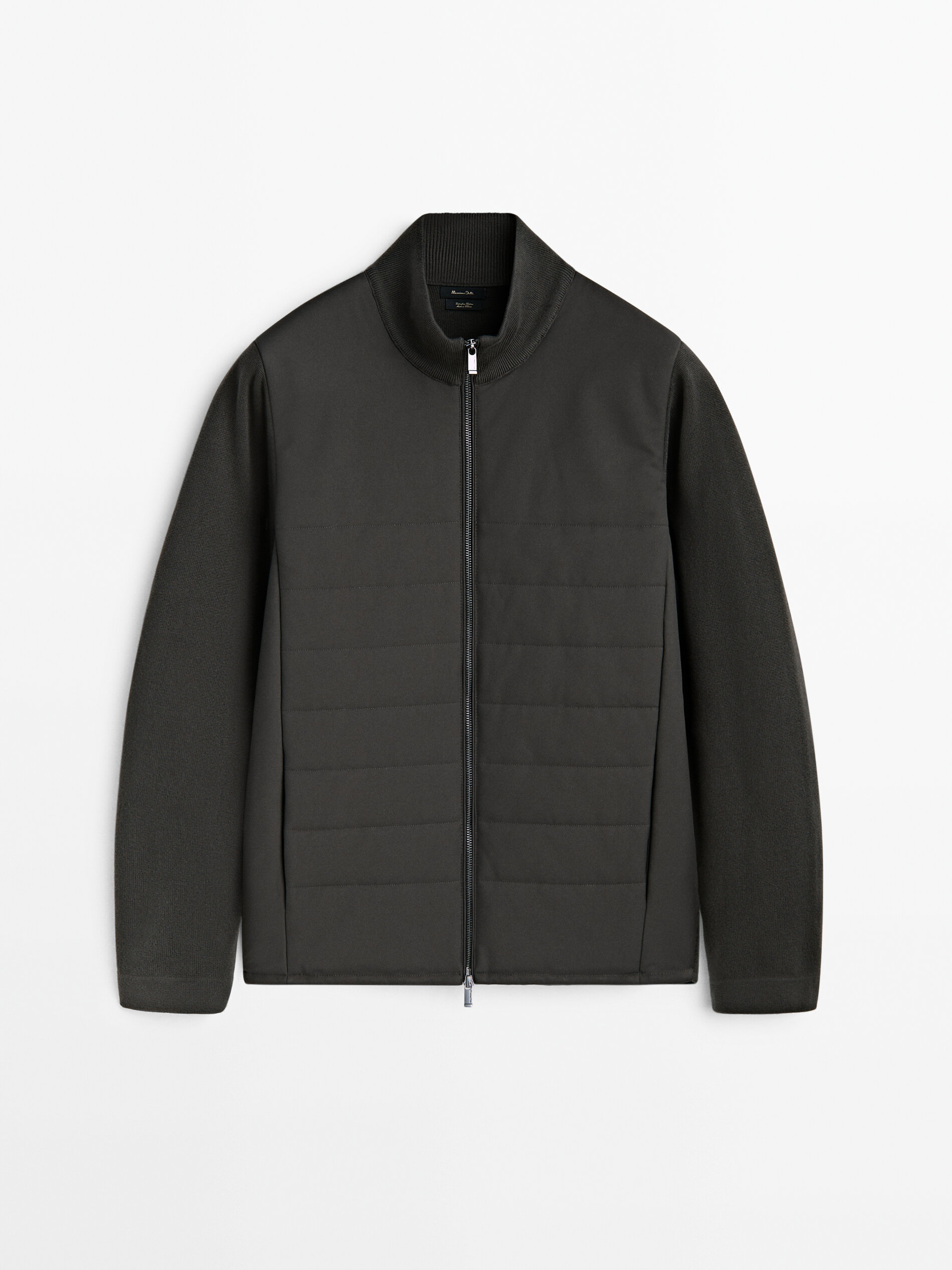 Quilted cardigan mens on sale