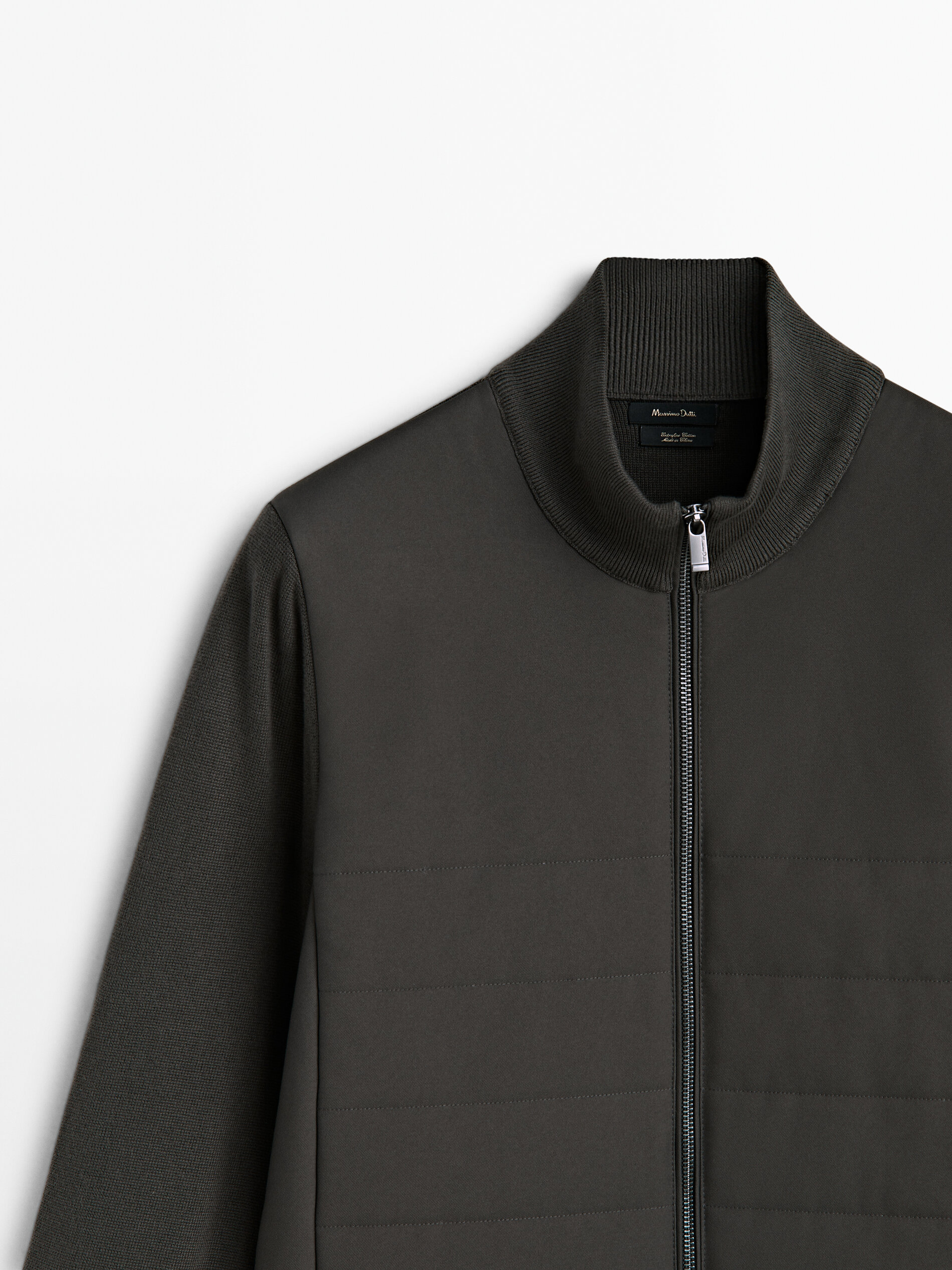 Mens quilted cardigan online