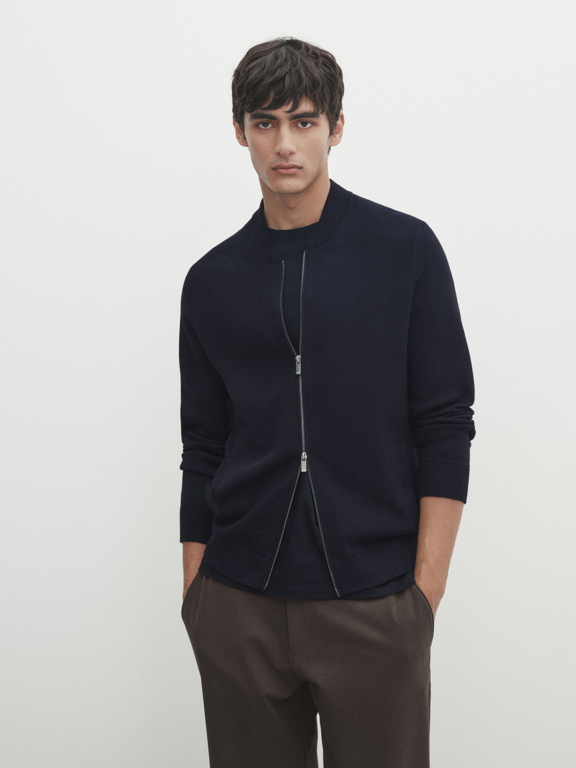 Massimo dutti cardigan mens clearance