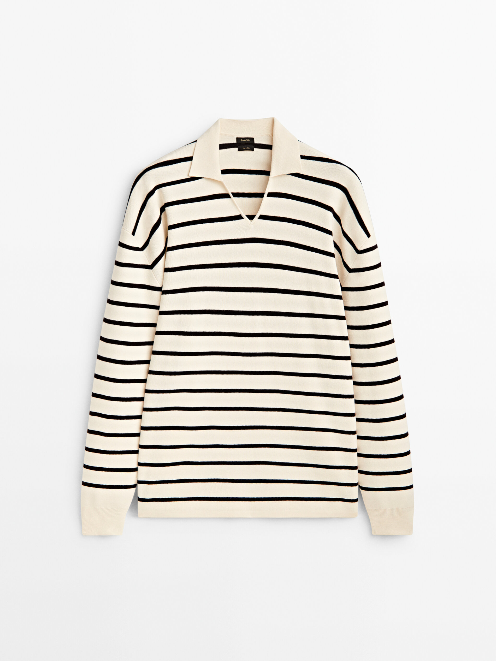 Polos manga hotsell larga massimo dutti