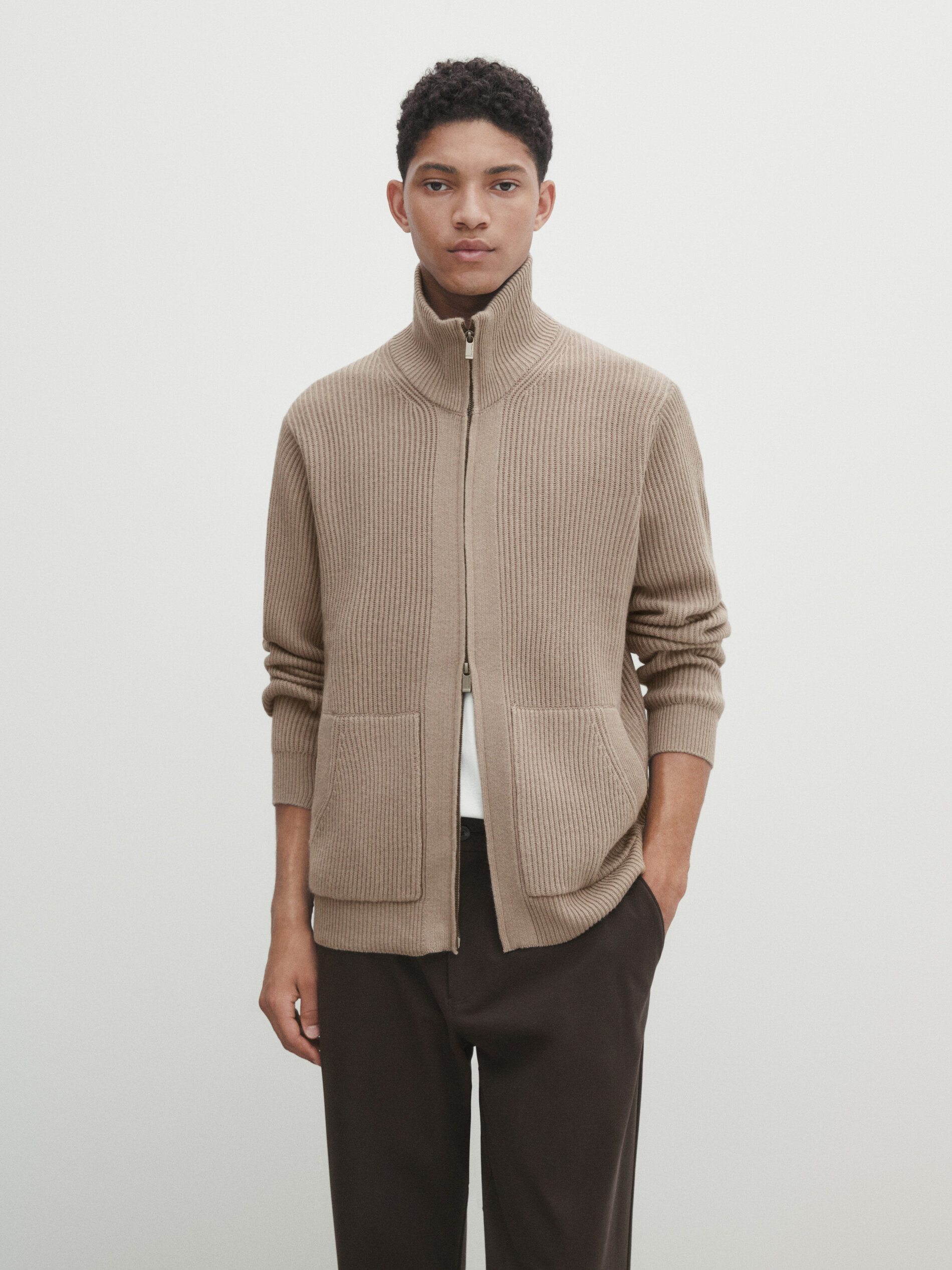Massimo dutti sales cardigan mens