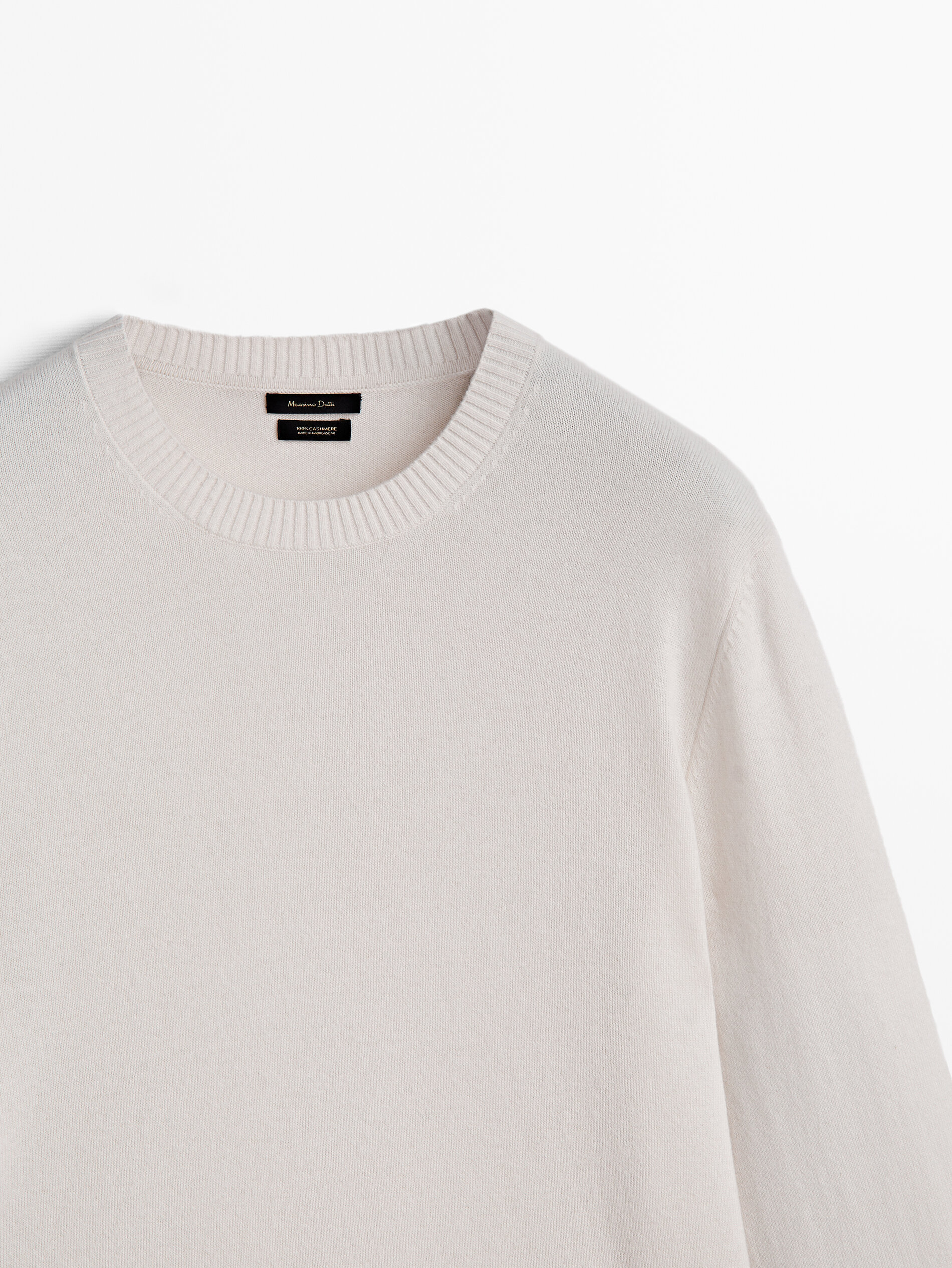 White crew neck sweater best sale