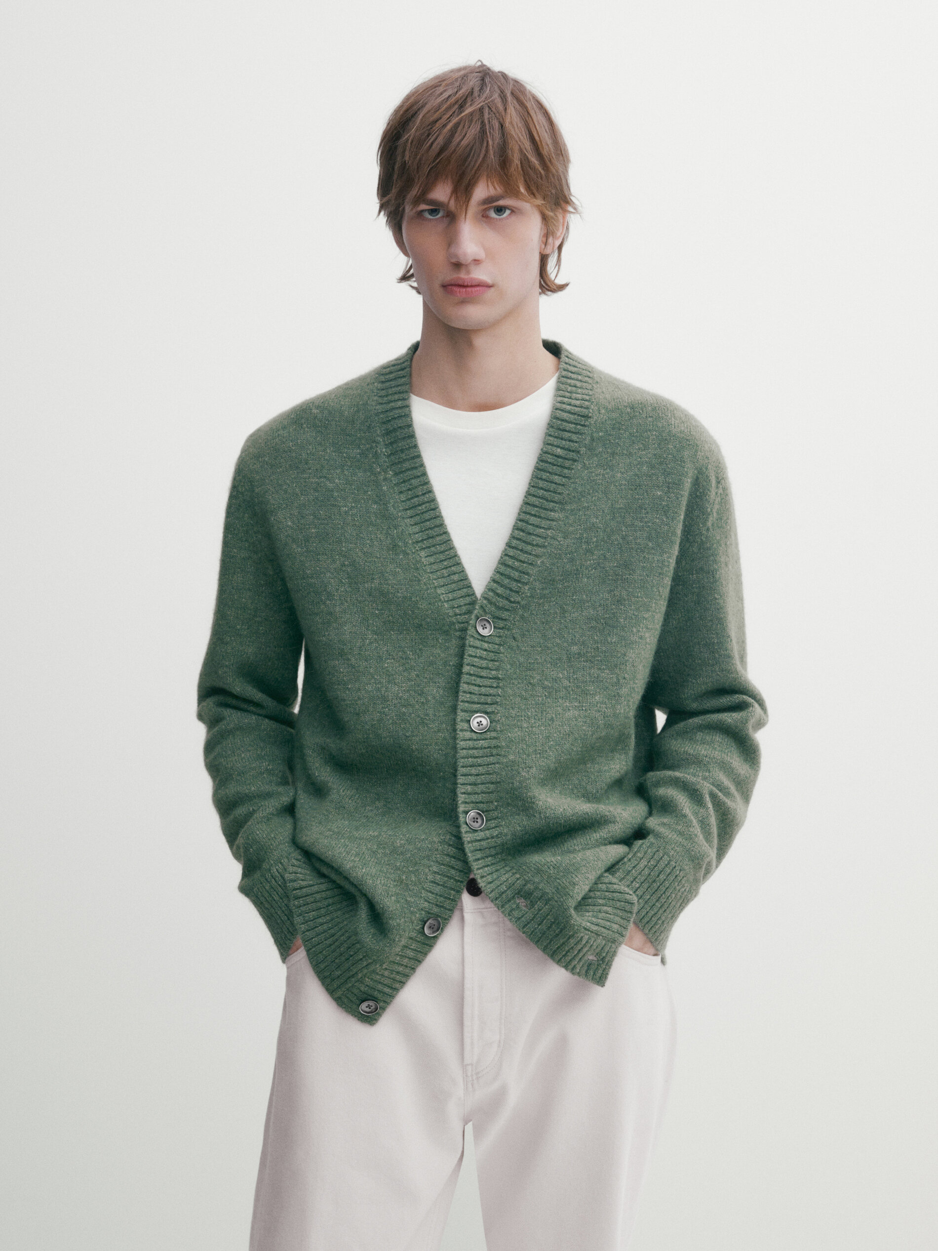 Massimo dutti long cardigan on sale