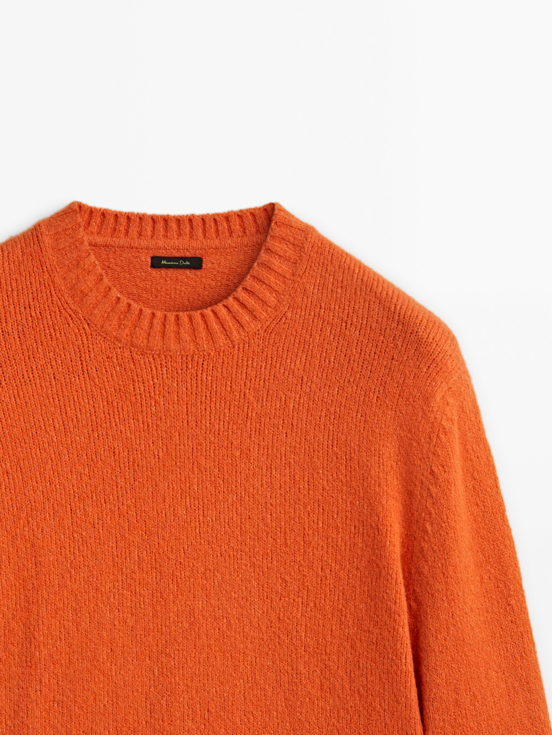 Neon orange crew best sale neck