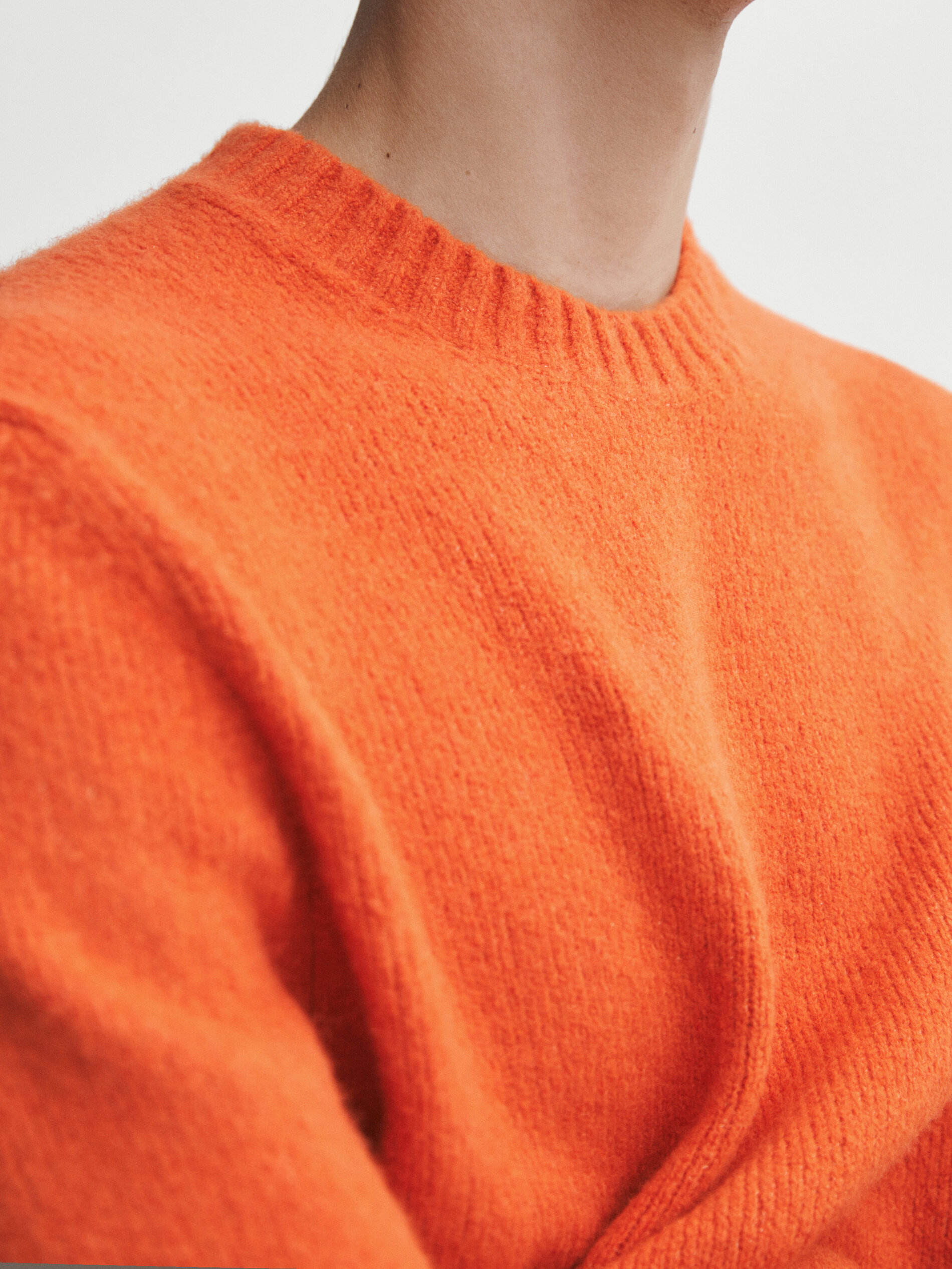 Neon sale orange sweater